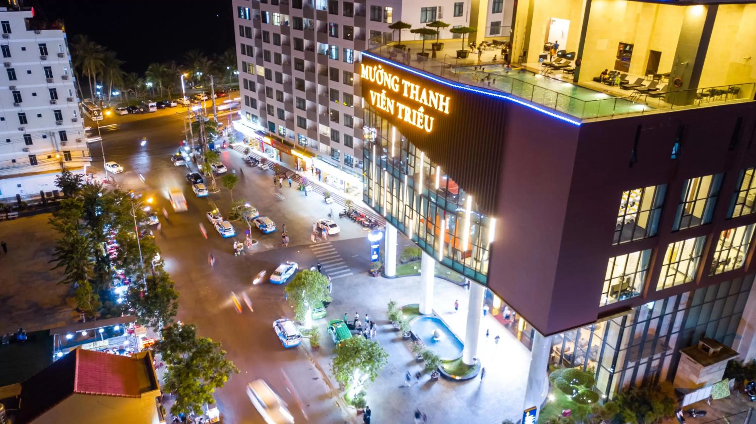 Bird's eye view in Muong Thanh Luxury Vien Trieu Nha Trang