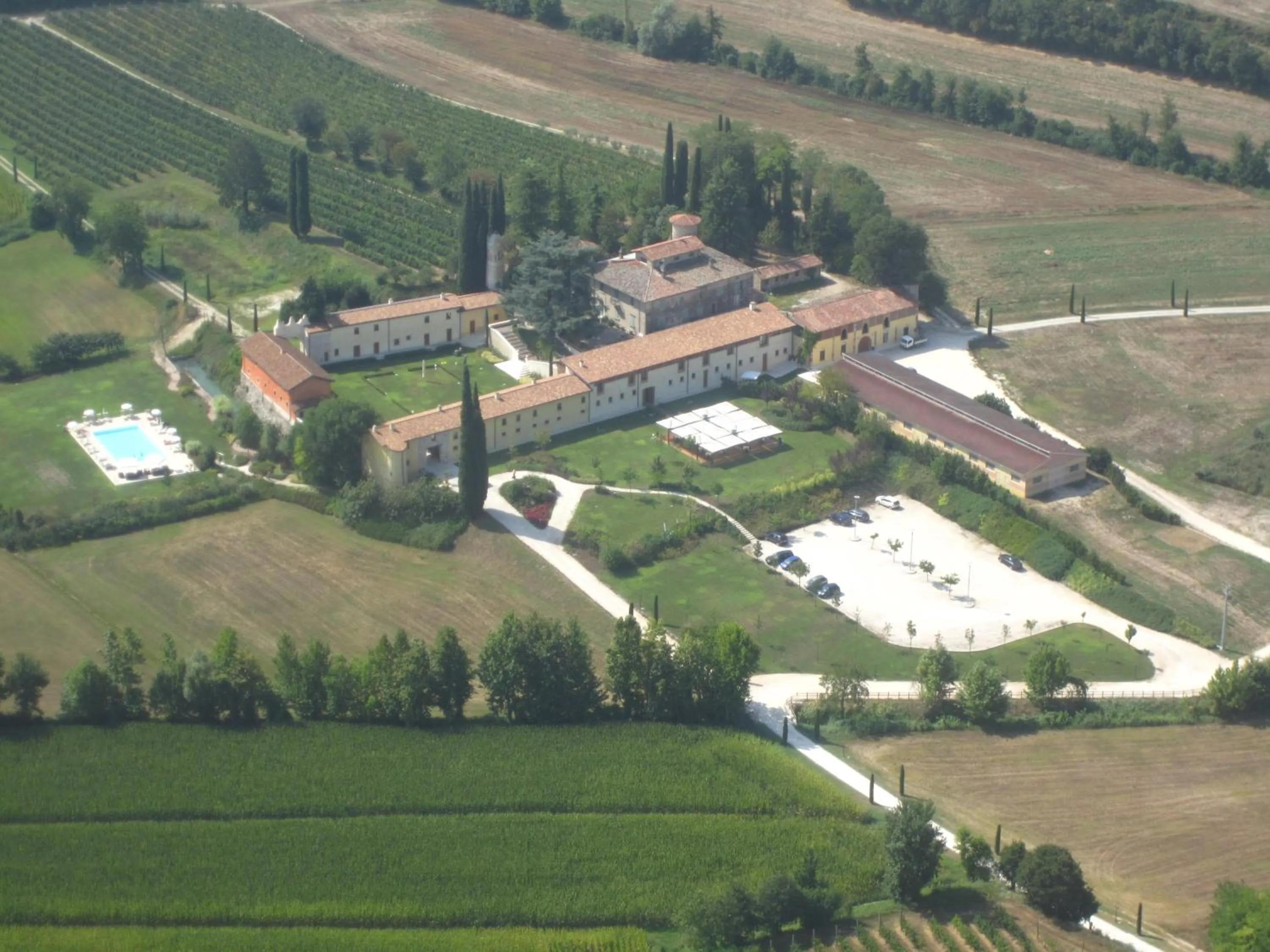 Bird's eye view in Relais Corte Cavalli