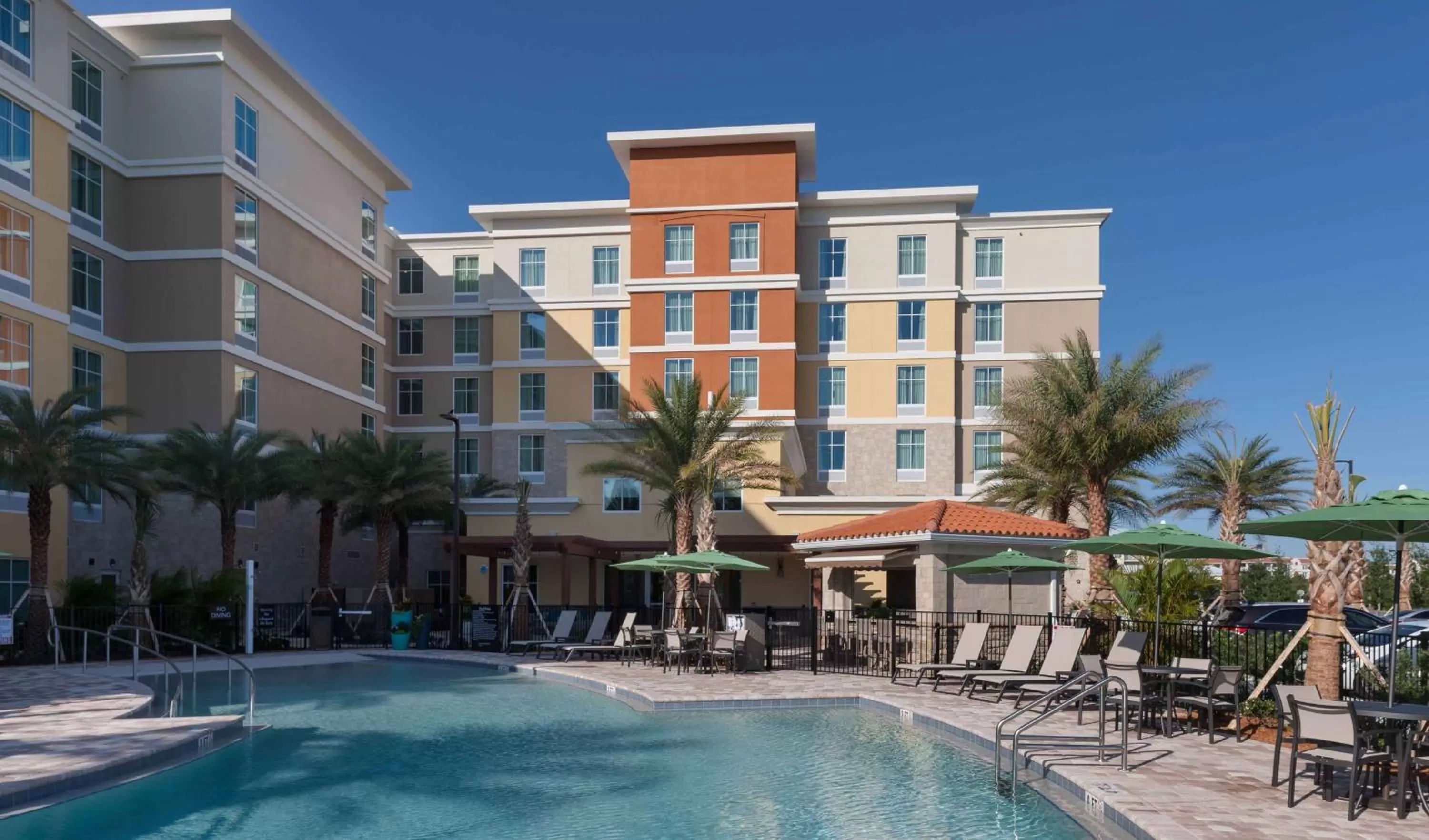 Pool view in Homewood Suites by Hilton Cape Canaveral-Cocoa Beach