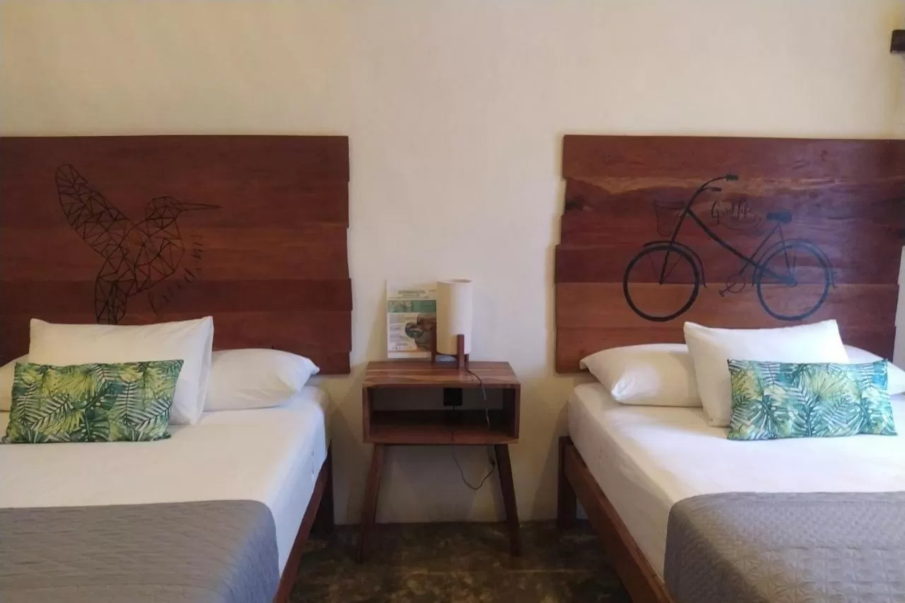 Bed in Hotel Sur Bacalar