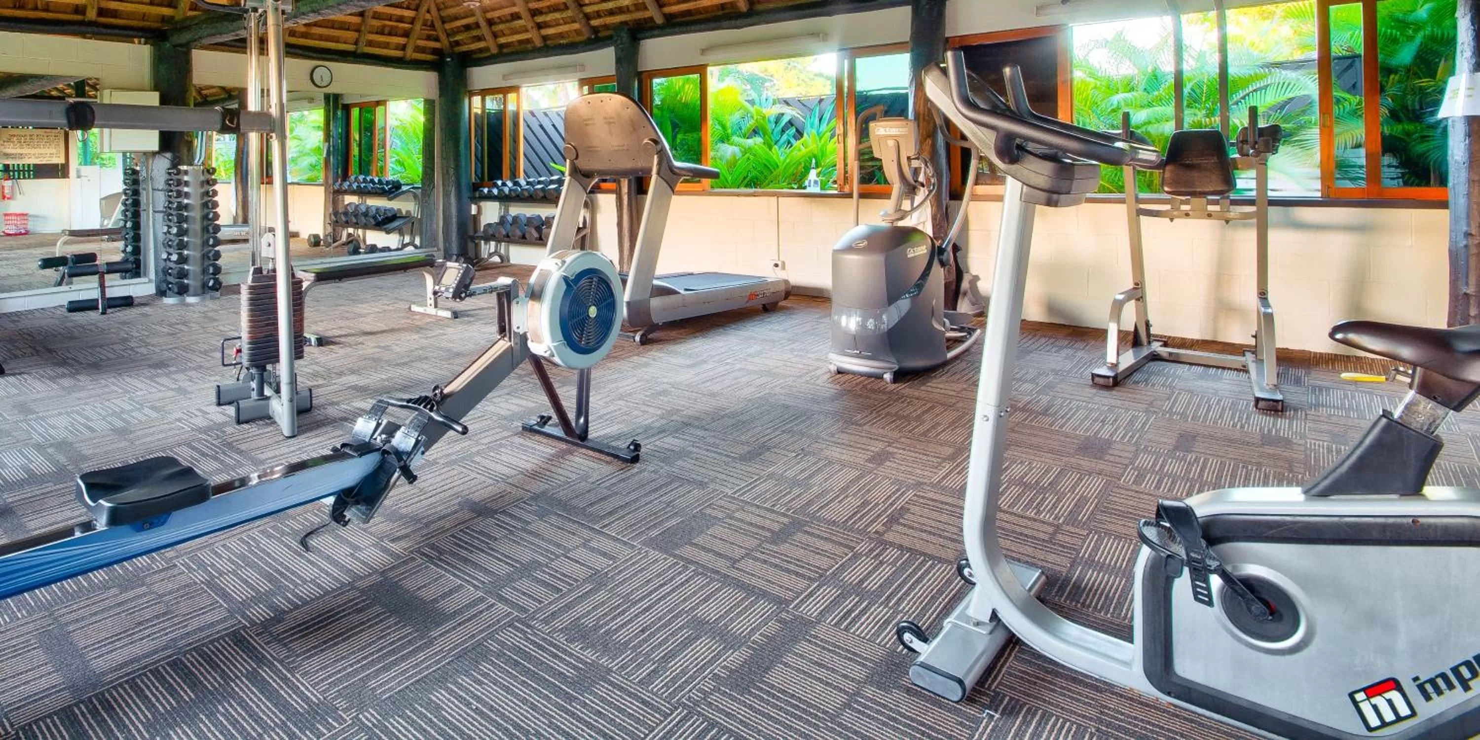 Fitness centre/facilities in Tanoa International Hotel