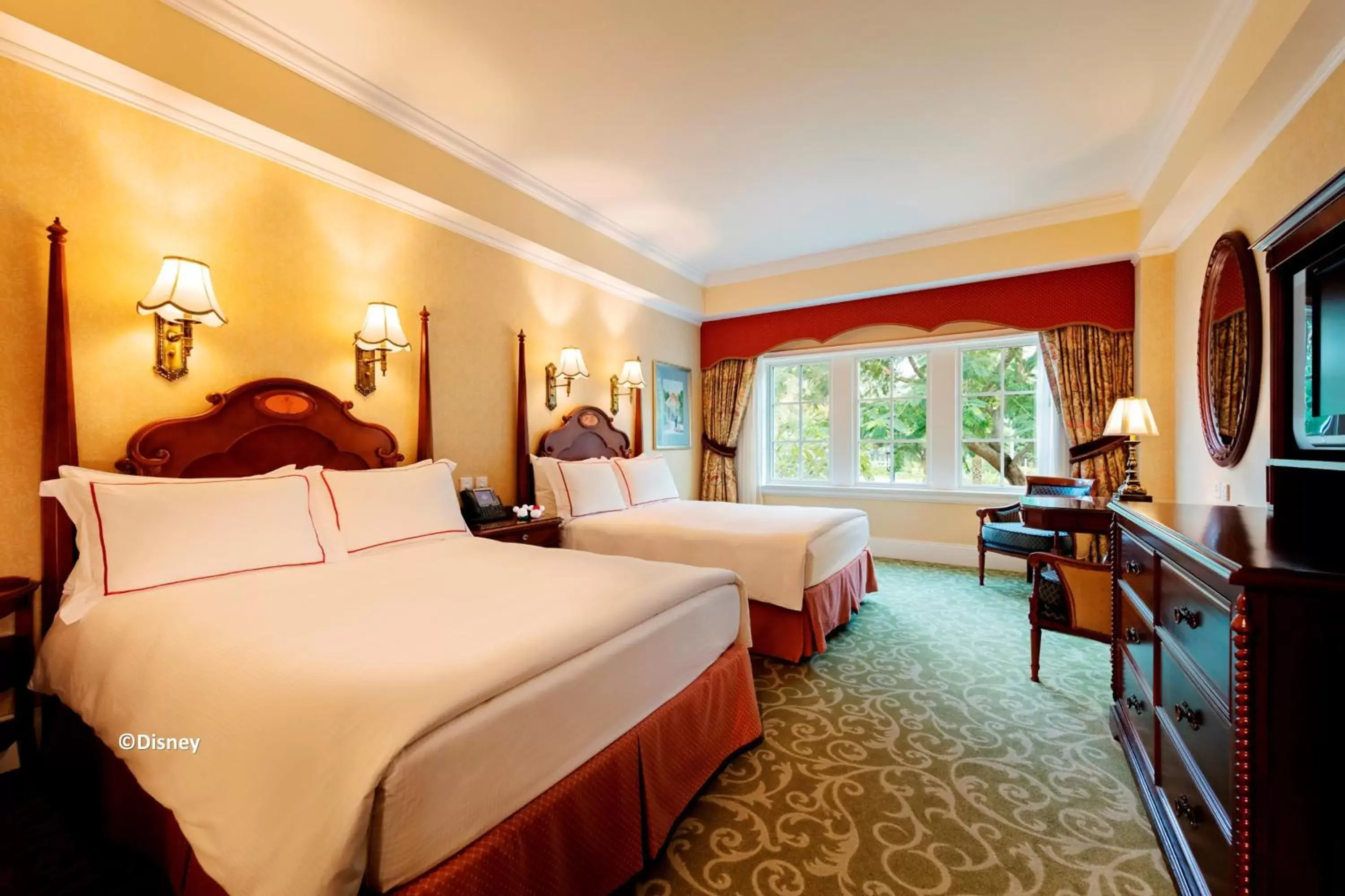 Standard Room with King Bed or Two Double Beds in Hong Kong Disneyland Hotel Standard Room with King Bed or Two Double Beds in Hong Kong Disneyland Hotel