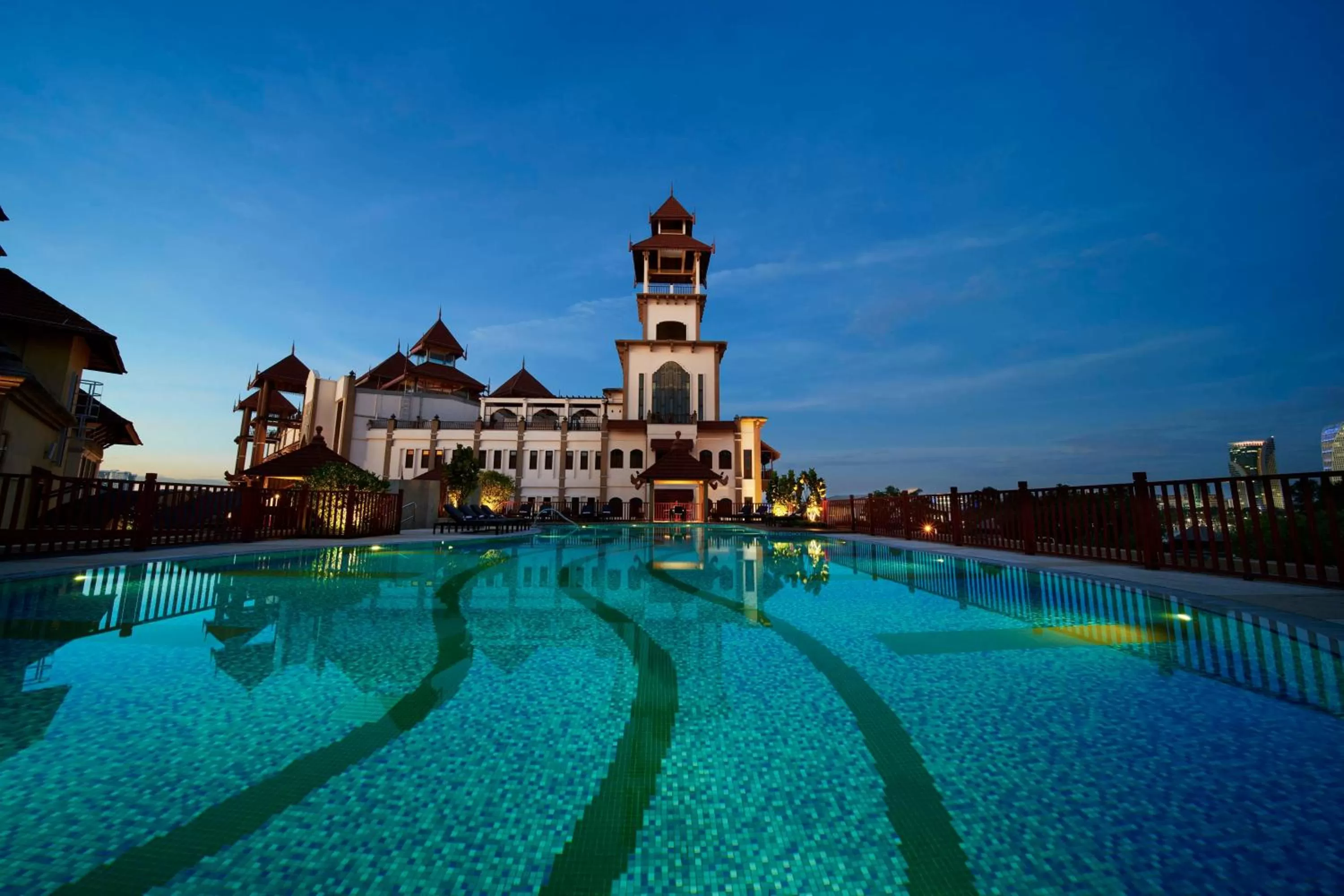 Pool view in DoubleTree by Hilton Putrajaya Lakeside