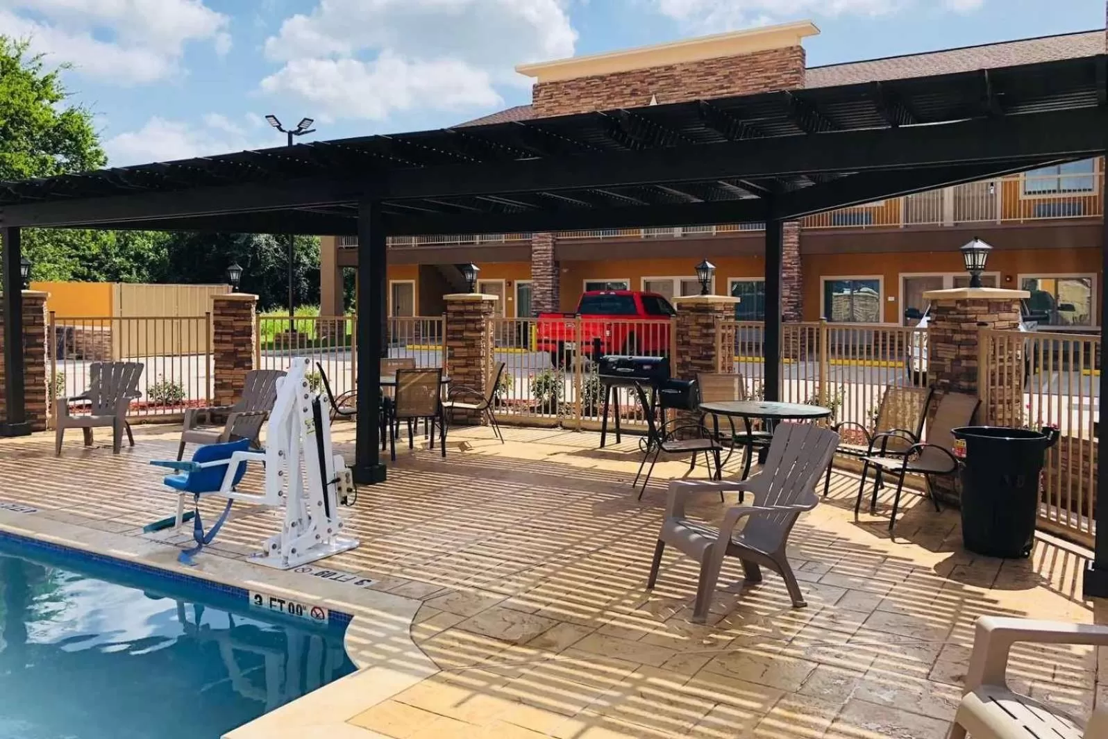 BBQ facilities in Super 8 by Wyndham Houston Northwest Cypress