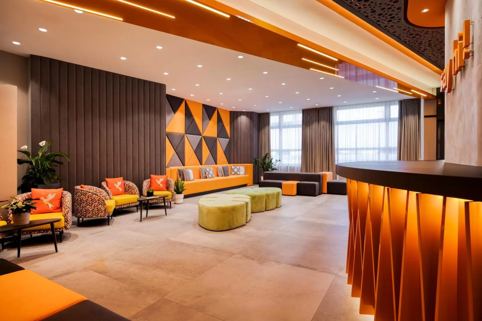 Lobby or reception in lyf Schönbrunn Vienna