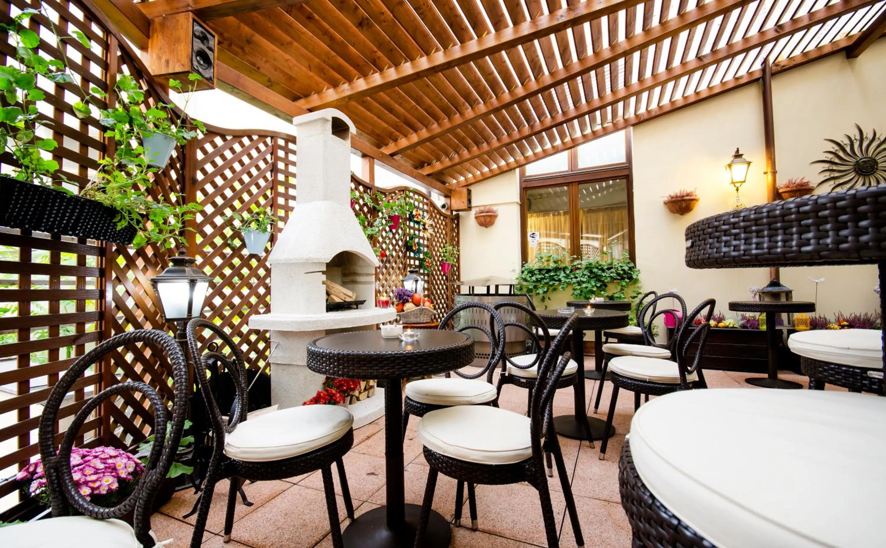 Garden in Boutique Hotel Seven Days