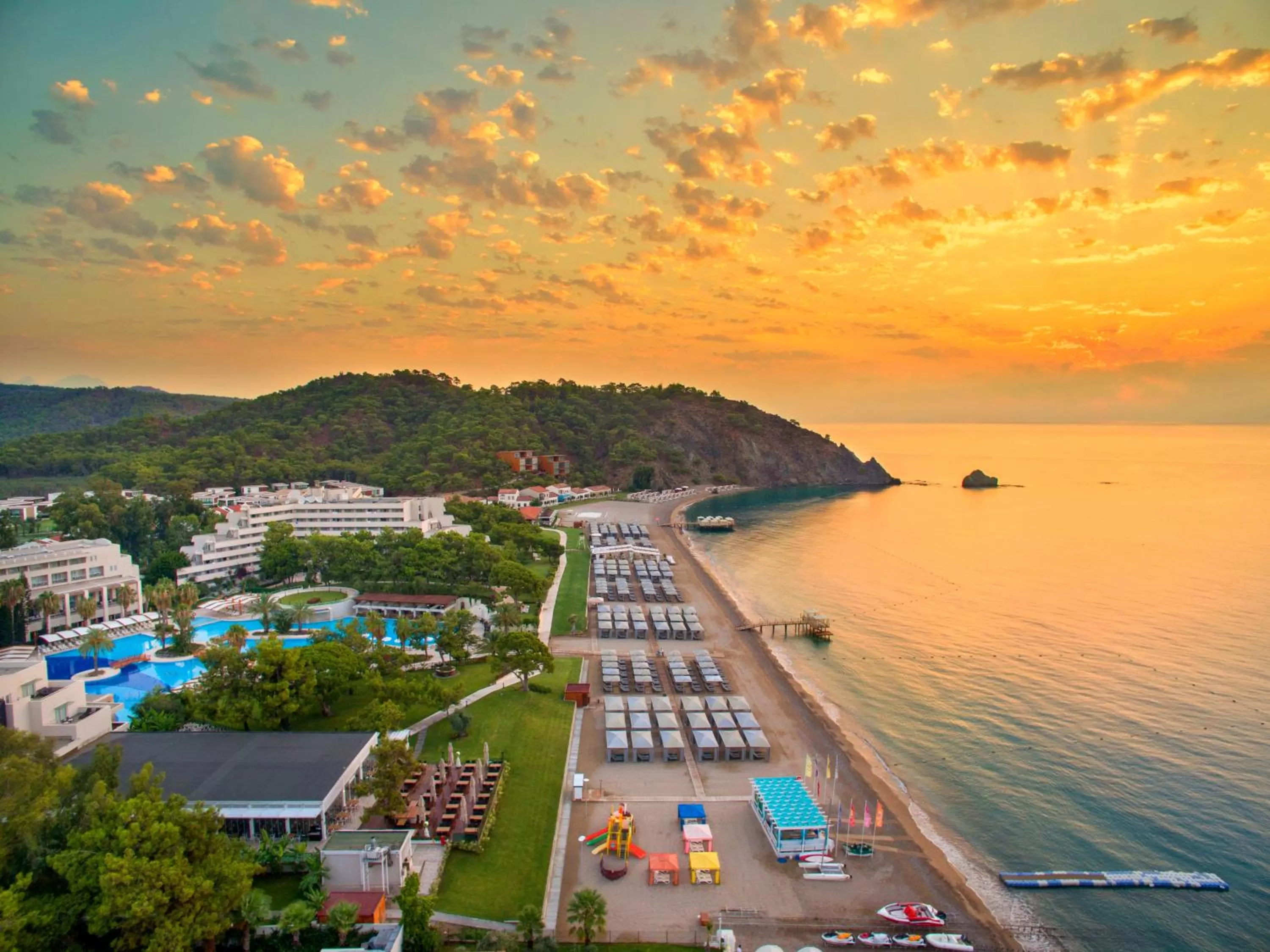 Beach in Rixos Premium Tekirova - The Land of Legends Access