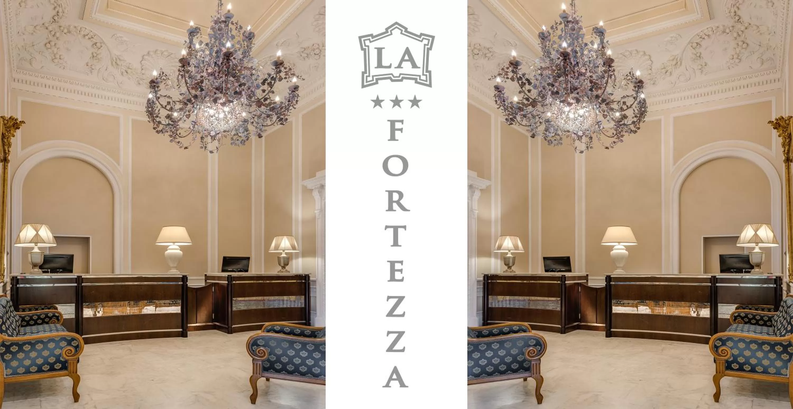 Lobby or reception in Hotel La Fortezza