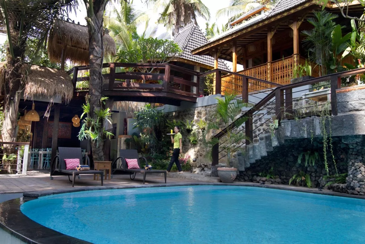 Swimming pool in Parvati Retreat Villas