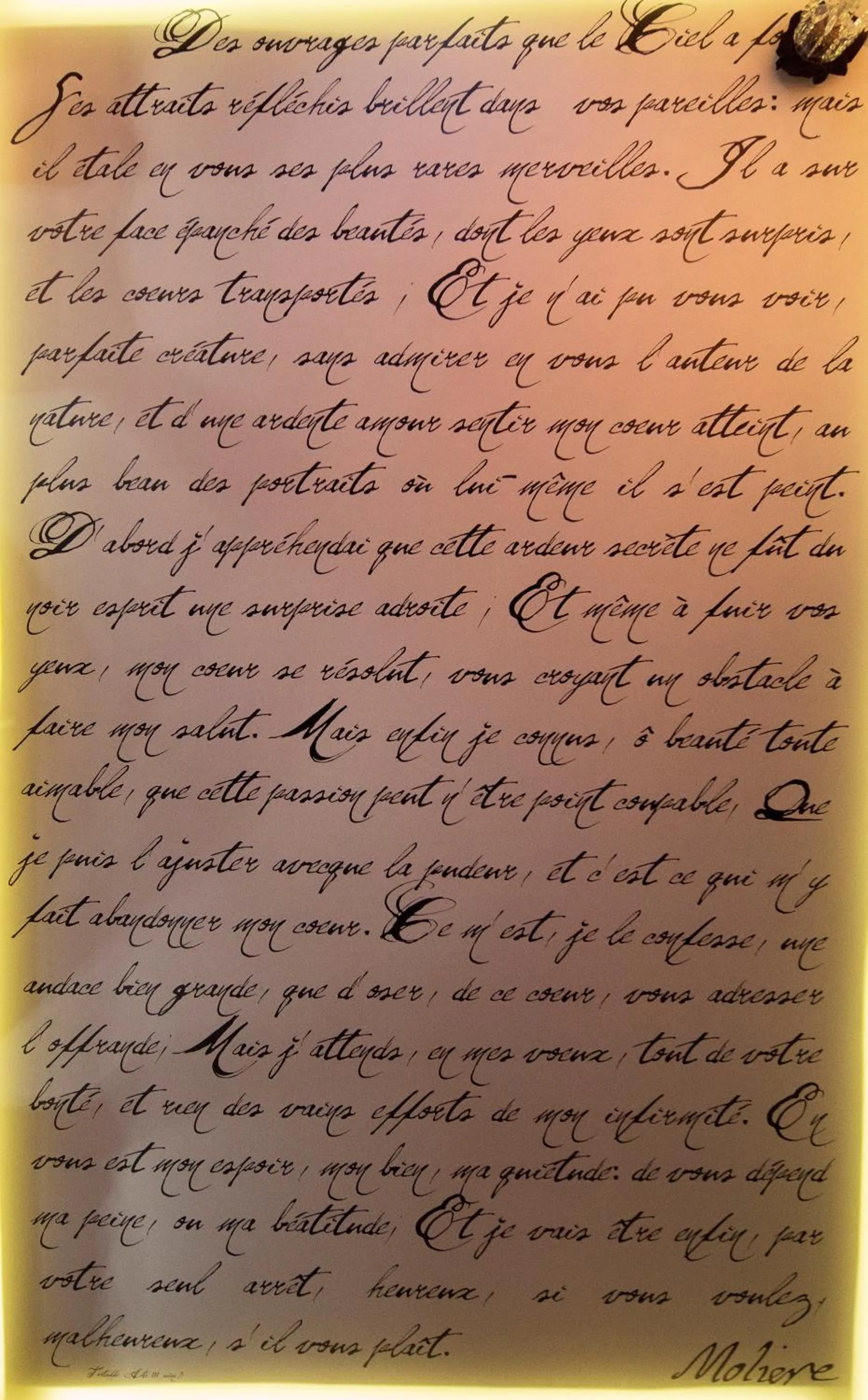 Decorative detail in Hôtel Molière