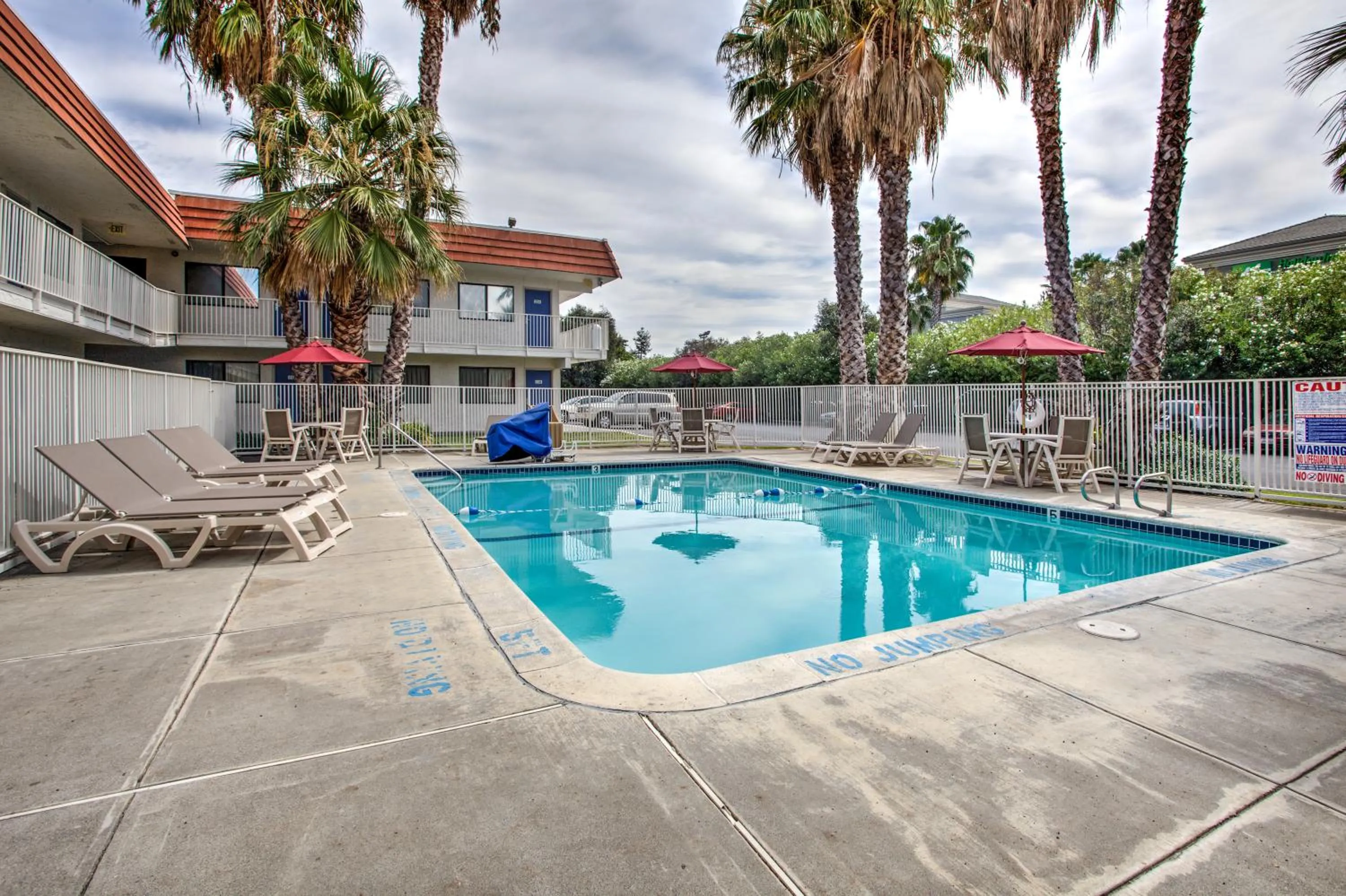 Swimming pool in Motel 6-Vacaville, CA