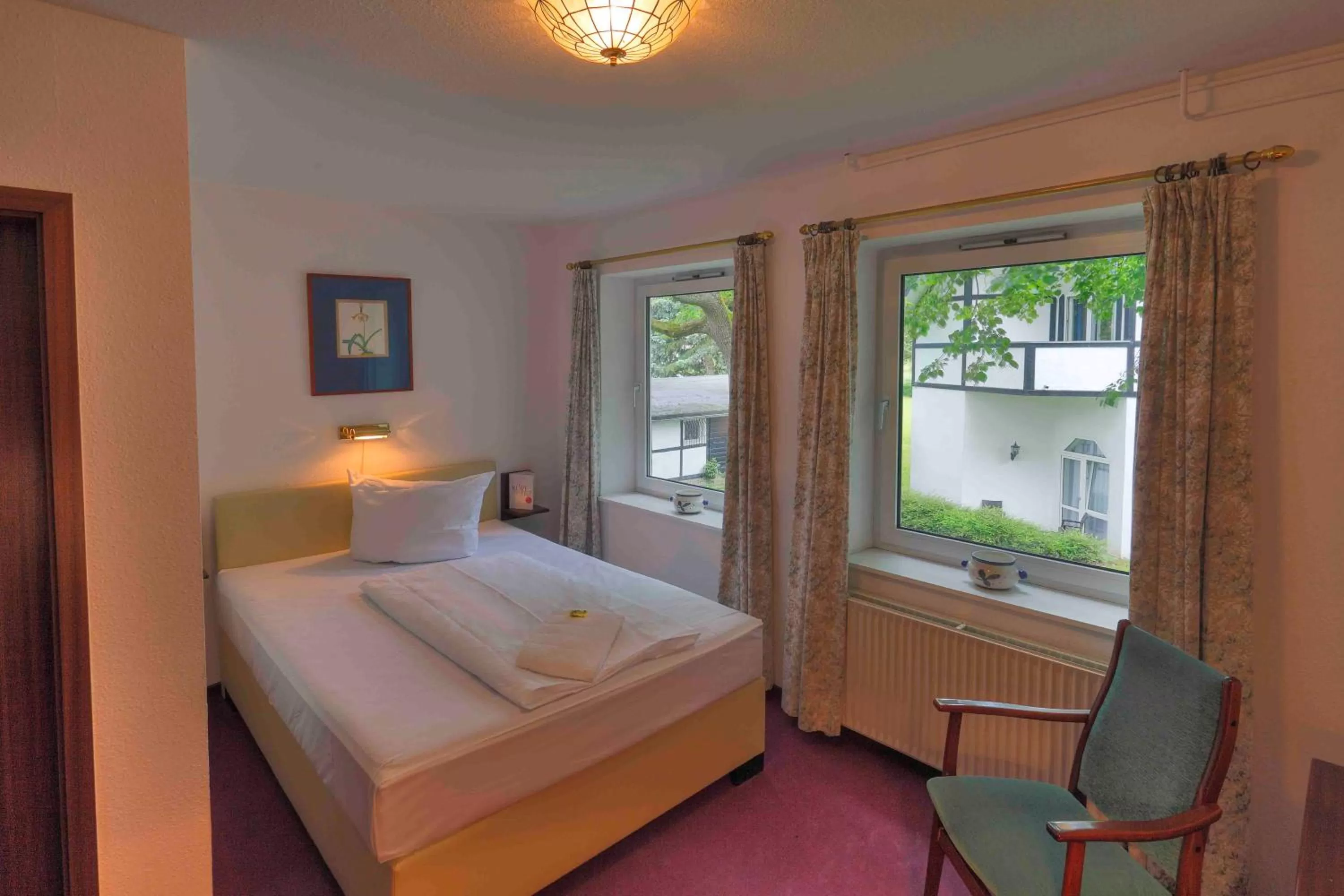 Bed in Hotel Gut Funkenhof