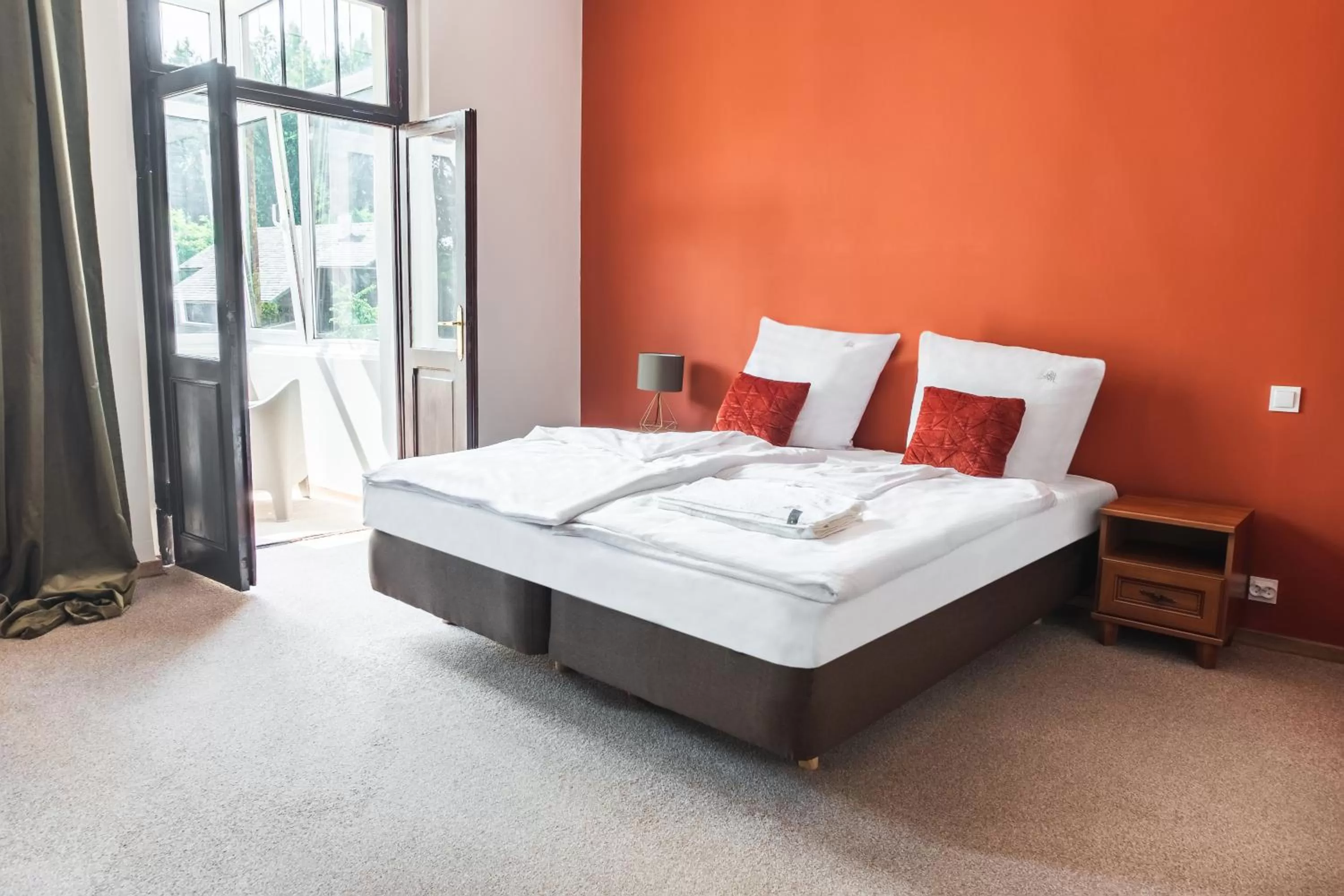 Photo of the whole room, Bed in Perła Świeradowa