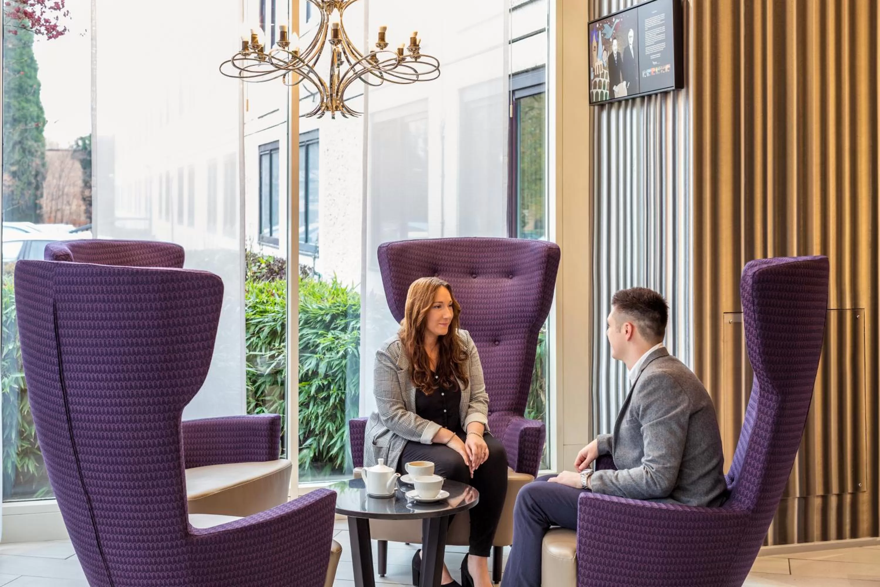 Lobby or reception in Novotel Coventry