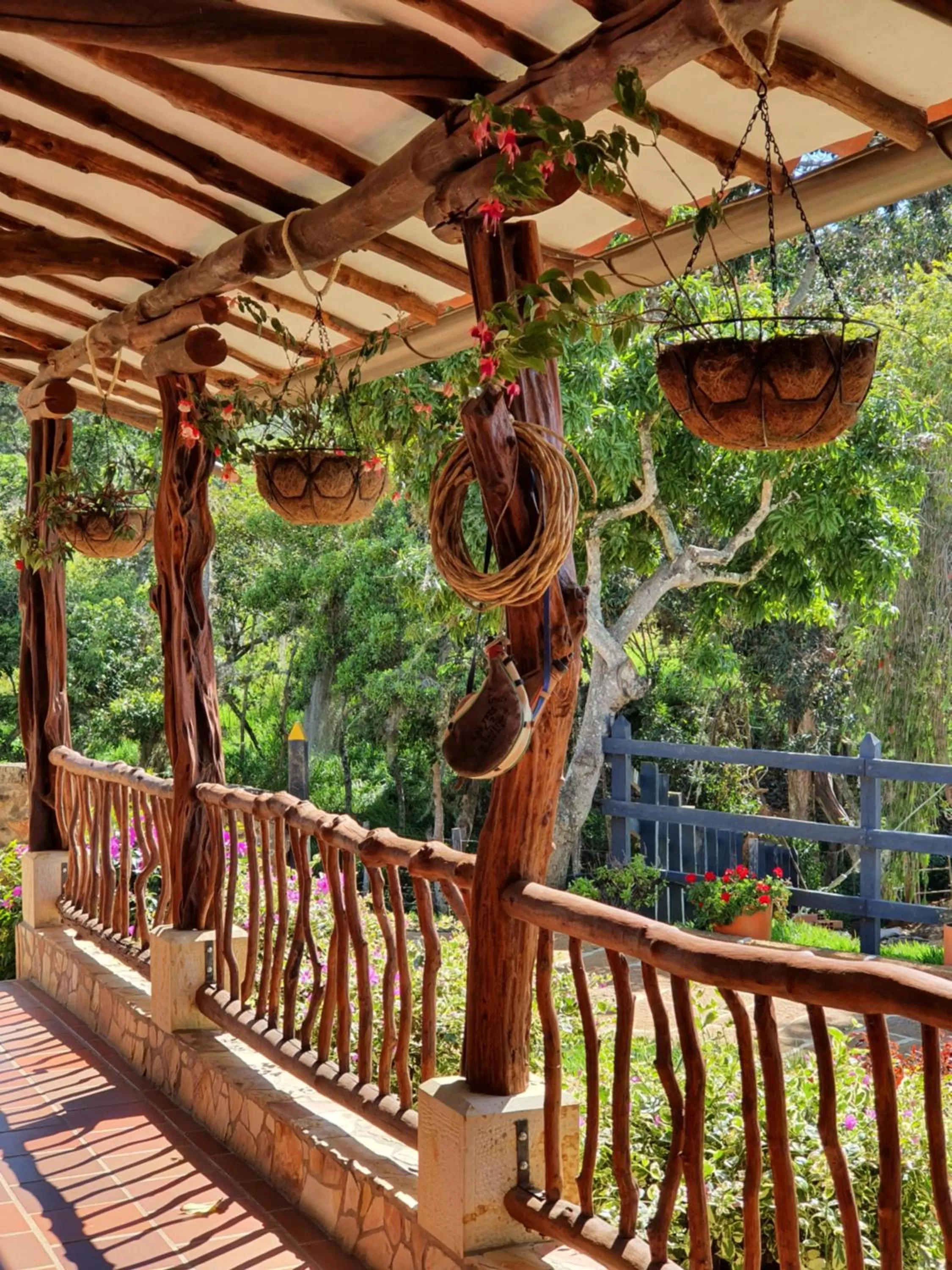 Garden in Hotel Campestre Ataraxia Barichara