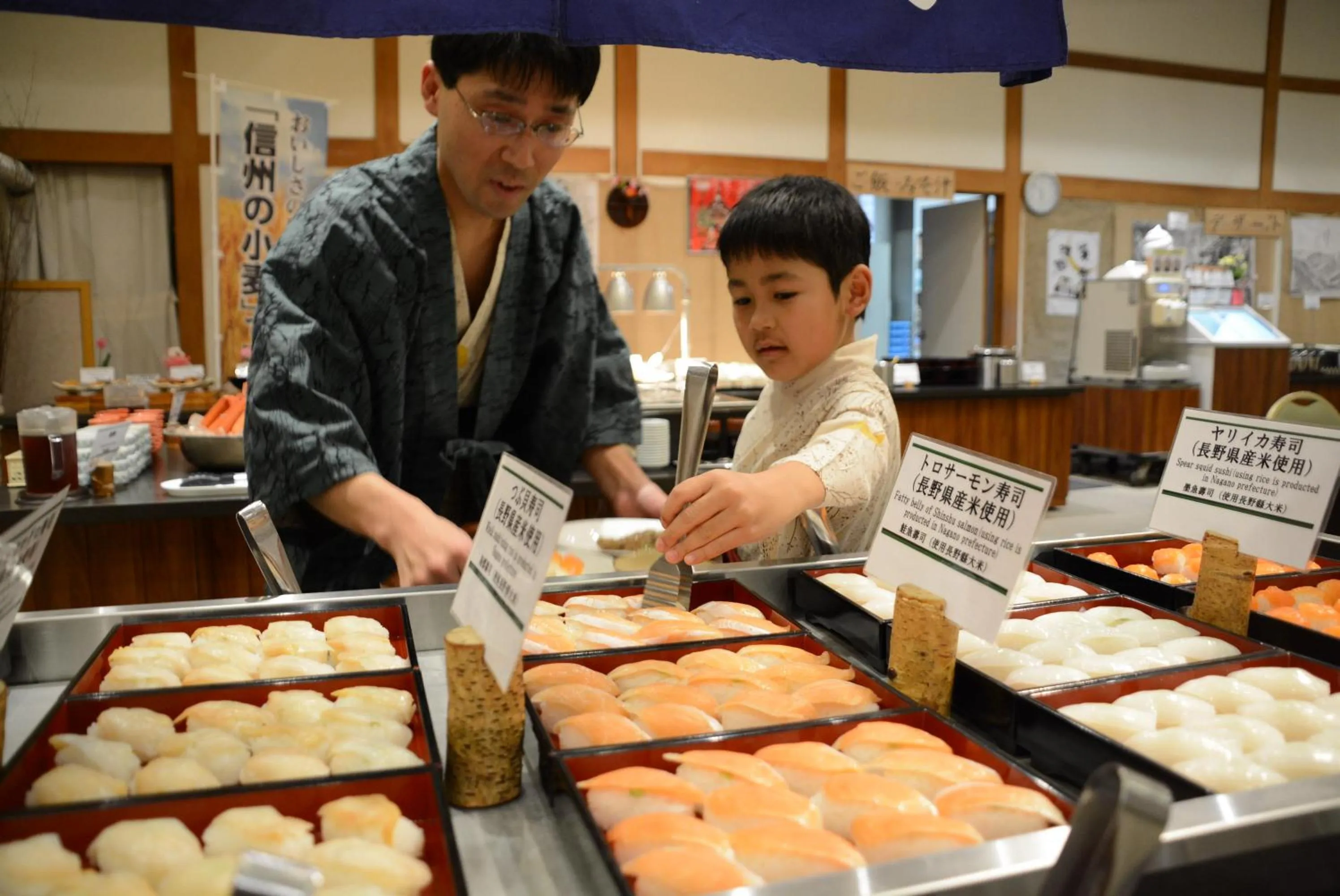 Food and drinks in Kurobe Kanko Hotel