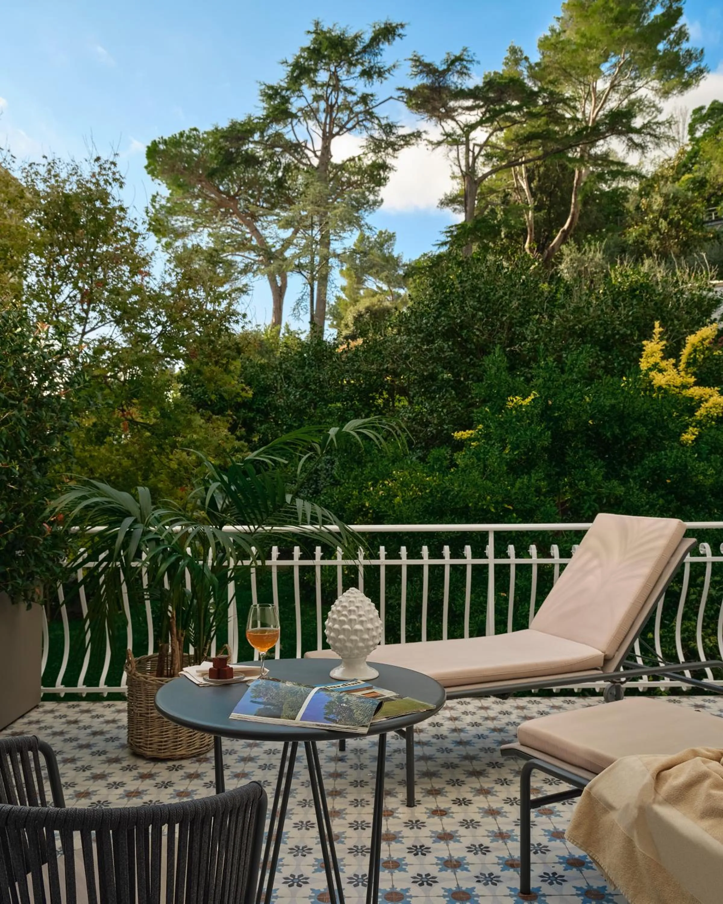 Balcony/Terrace in Grand Hotel Miramare