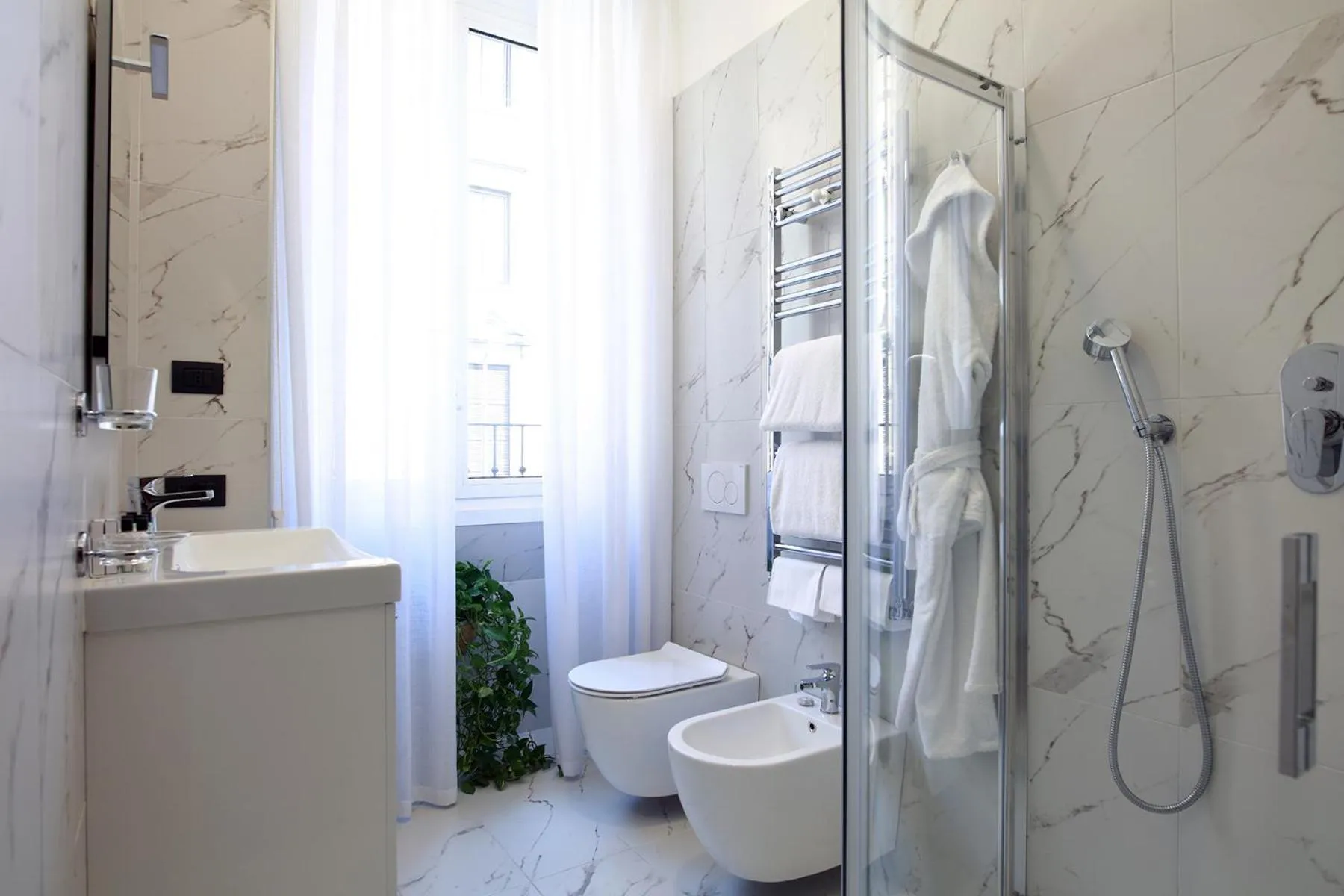 Bathroom in Hotel Sanpi Milano