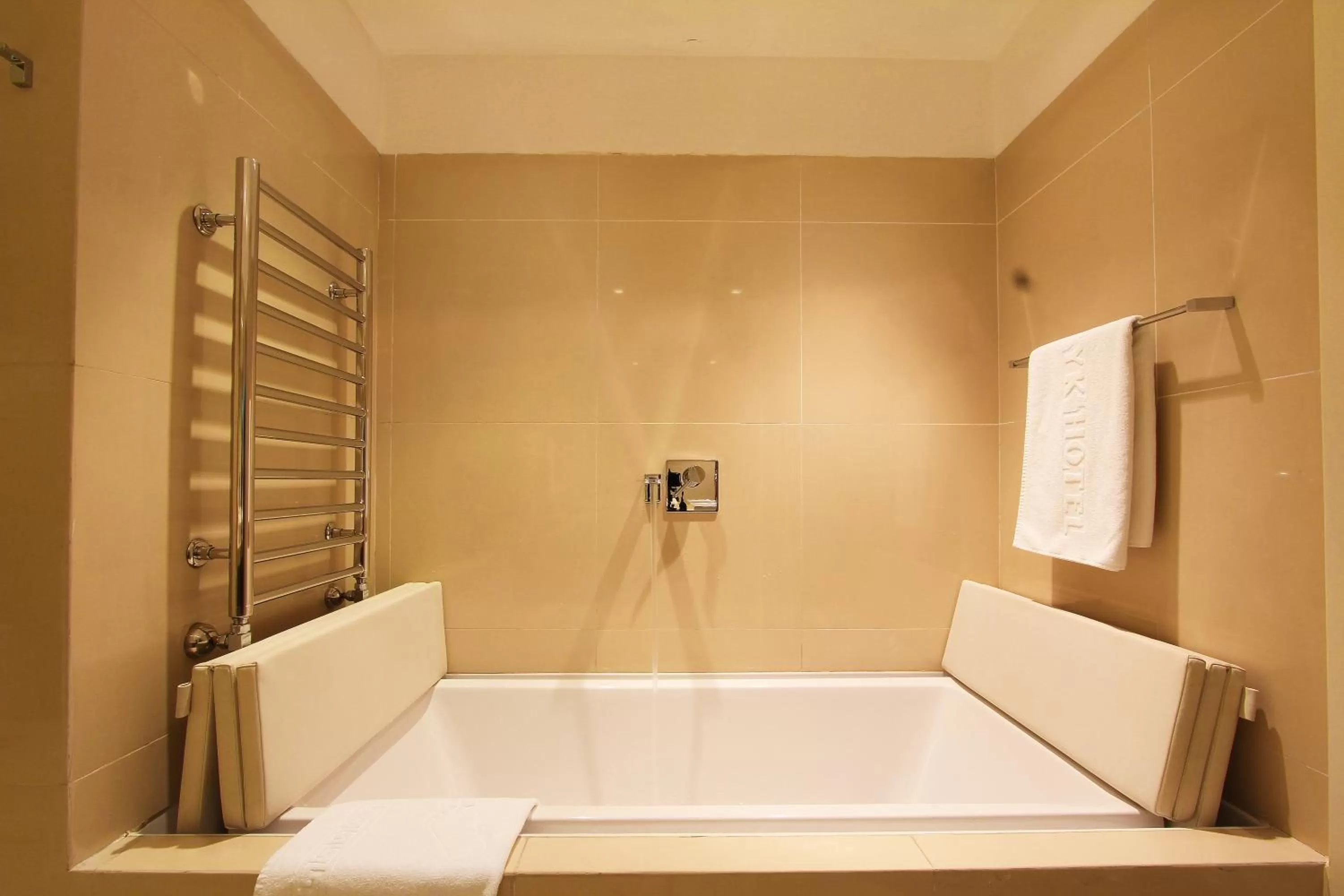 Bathroom, Bed in The Dostyk Hotel