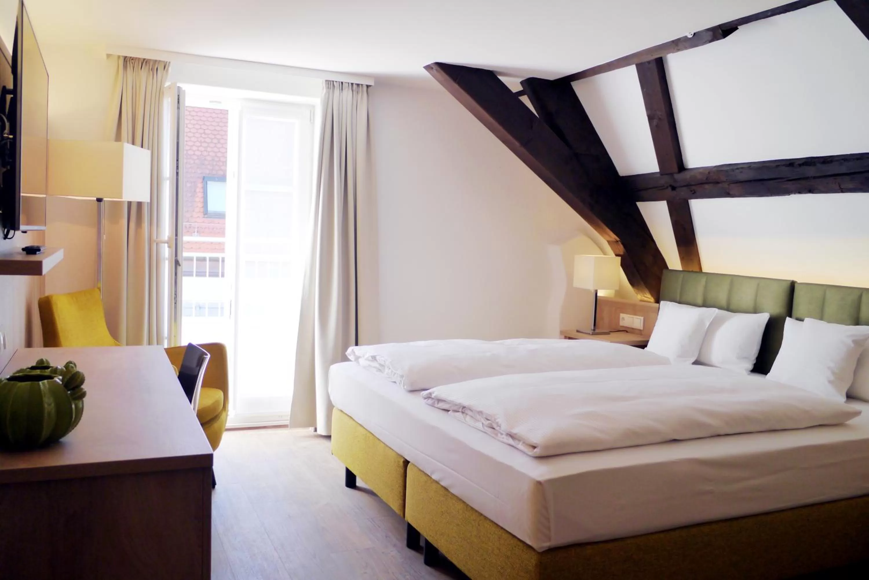 Photo of the whole room, Bed in Das Brunners