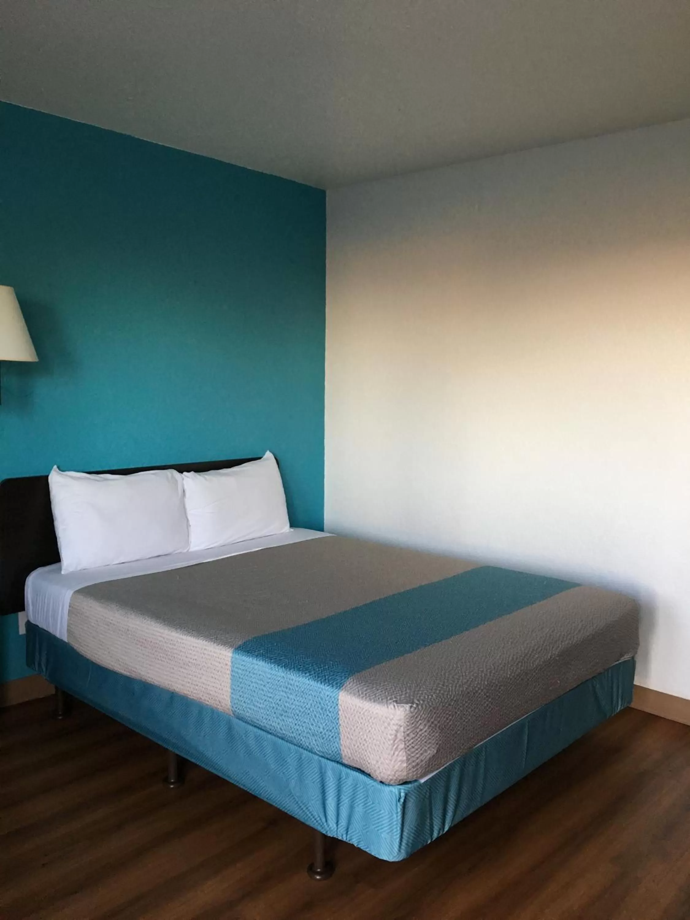 Bed in Motel 6-Tucumcari, NM