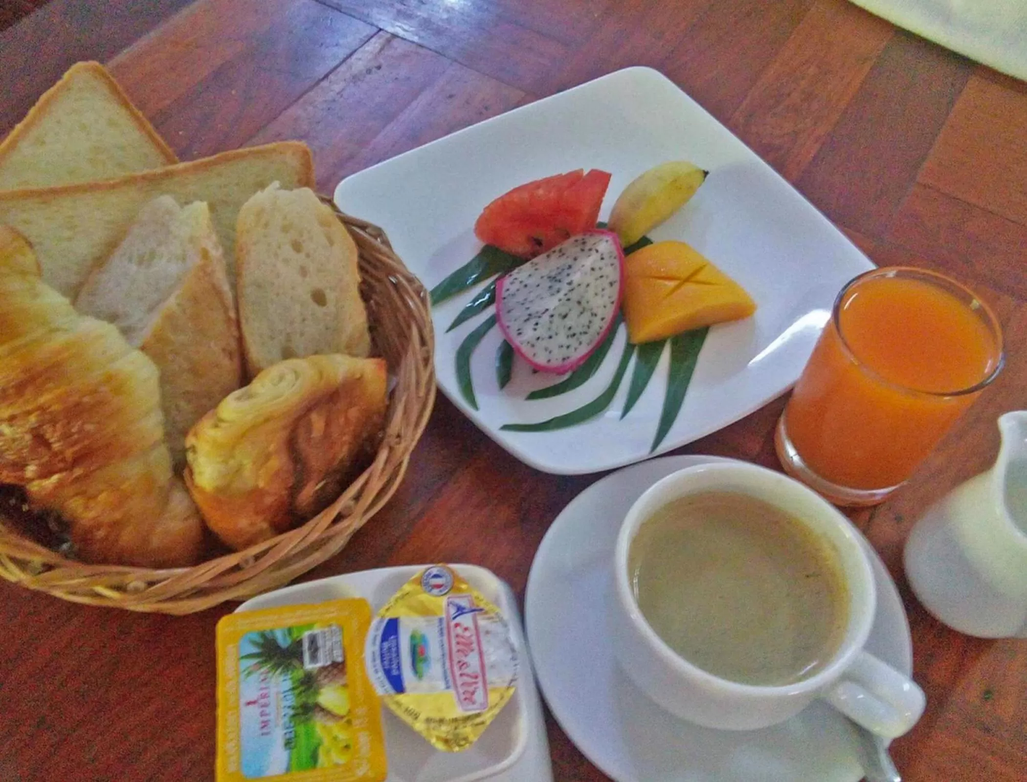 Asian breakfast in BB Angkor Residence