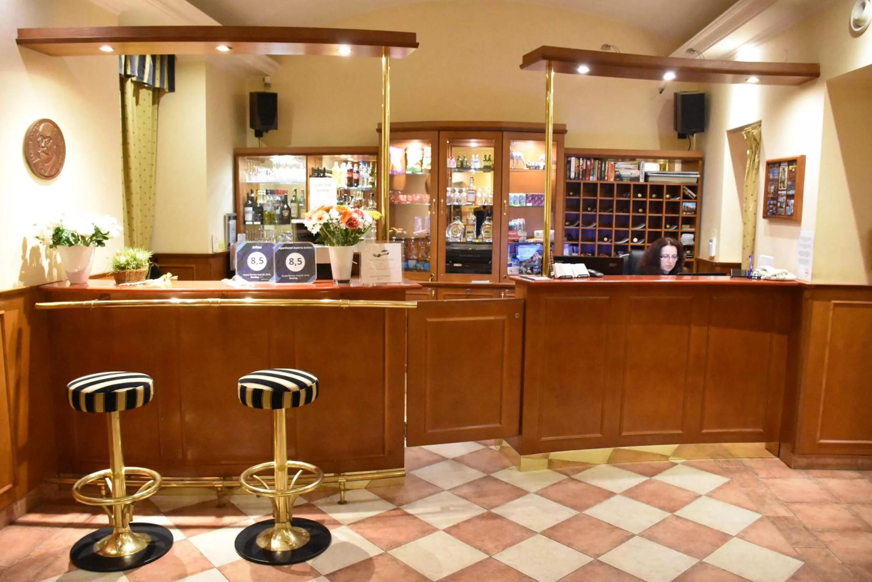 Lobby or reception in Arbes