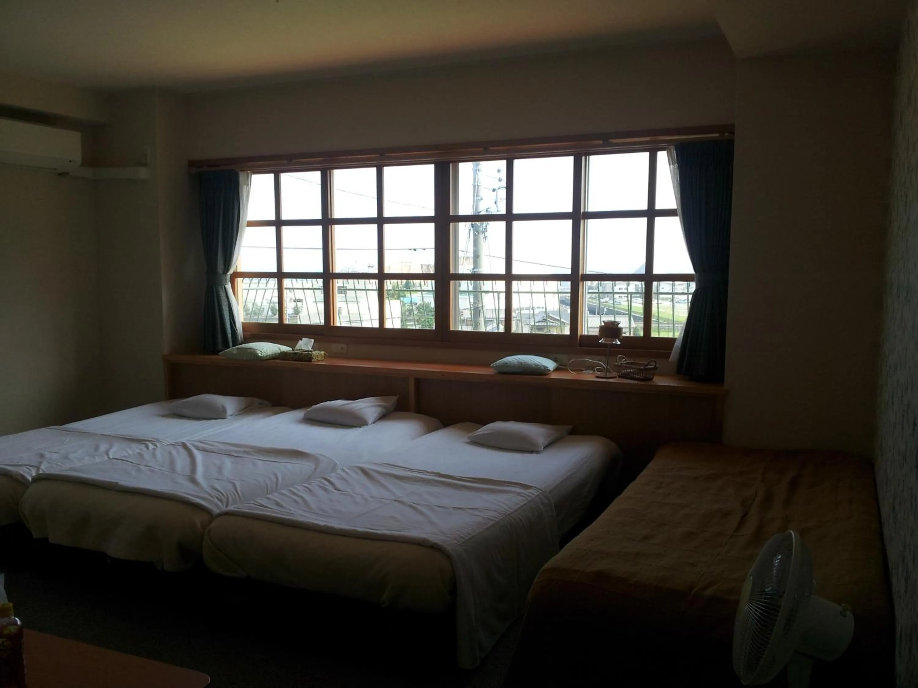 Bed in Orange Pension