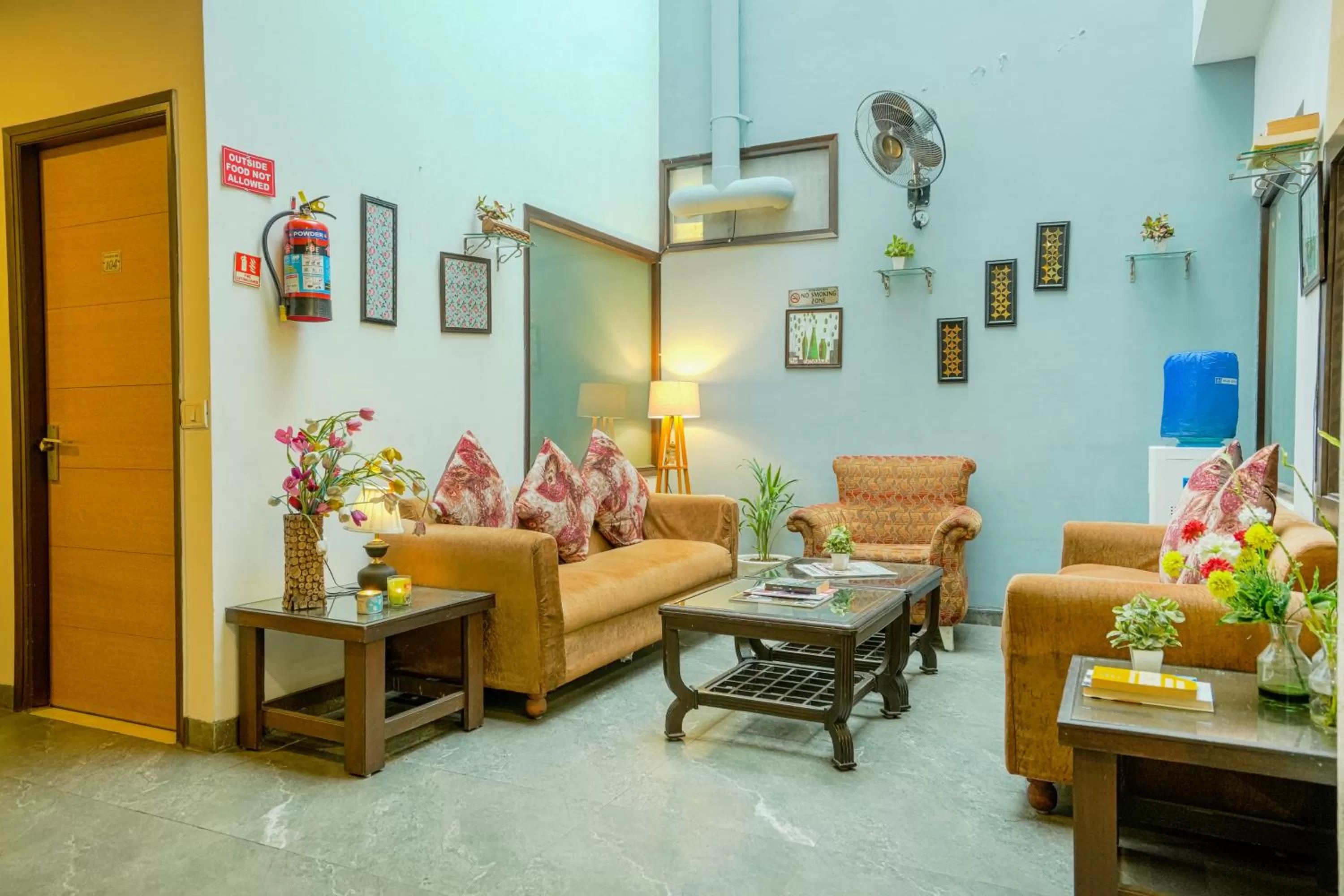 Seating area in Hotel Seven- Center of City Chandigarh