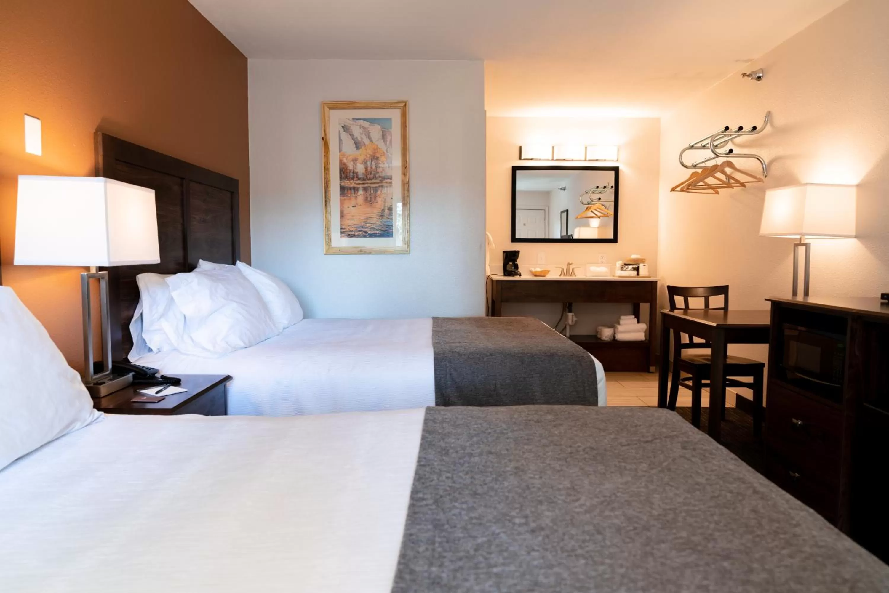 Bed in Riviera Motor Lodge