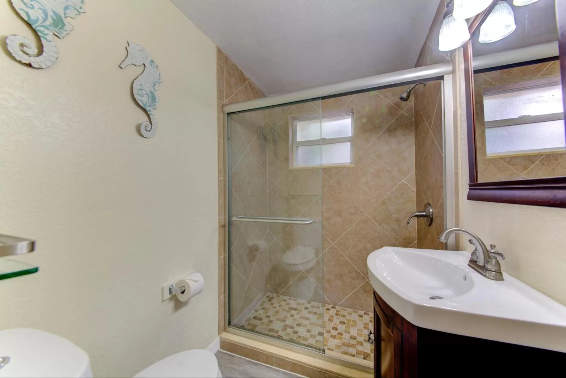 Bathroom in The Ringling Beach House