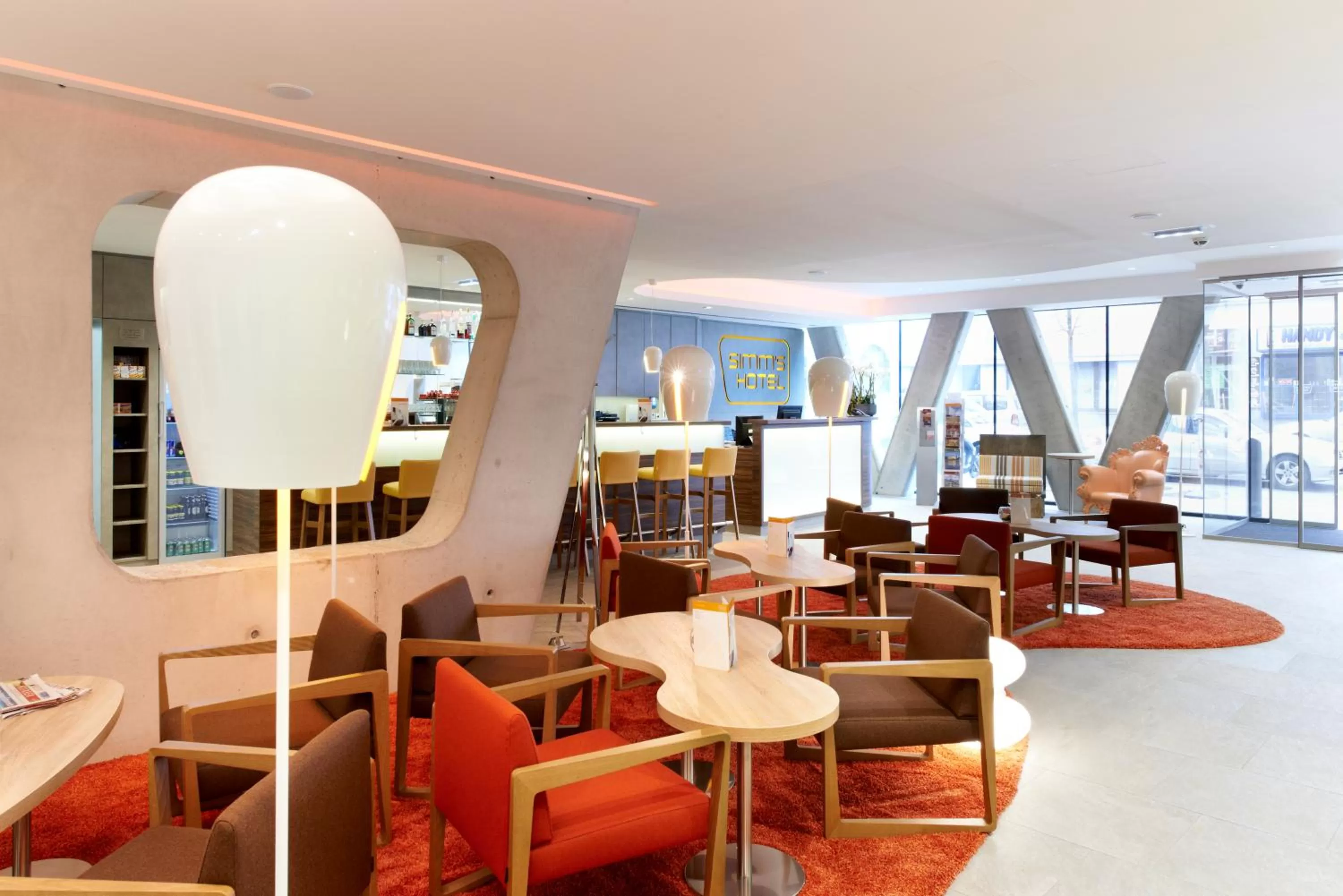 Lounge or bar in Simm's Hotel - cityhotel next to Metro U3