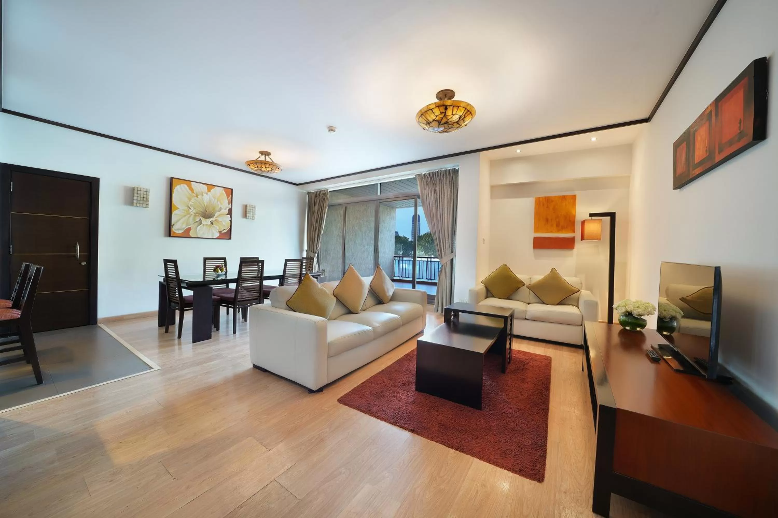 Living room in Park Apartments Dubai, an Edge By Rotana Hotel