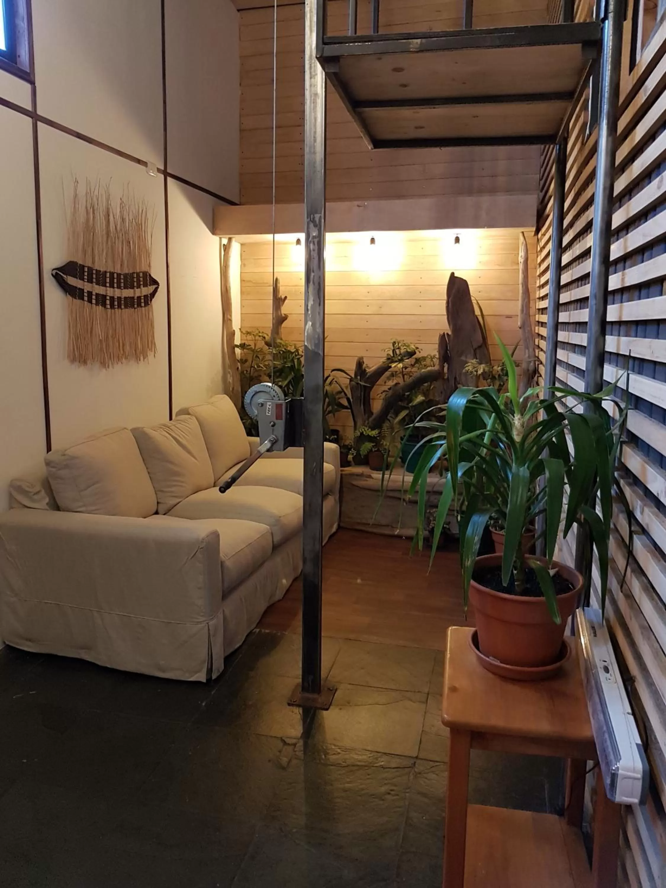 Living room in Hotel Tehuelche Natura