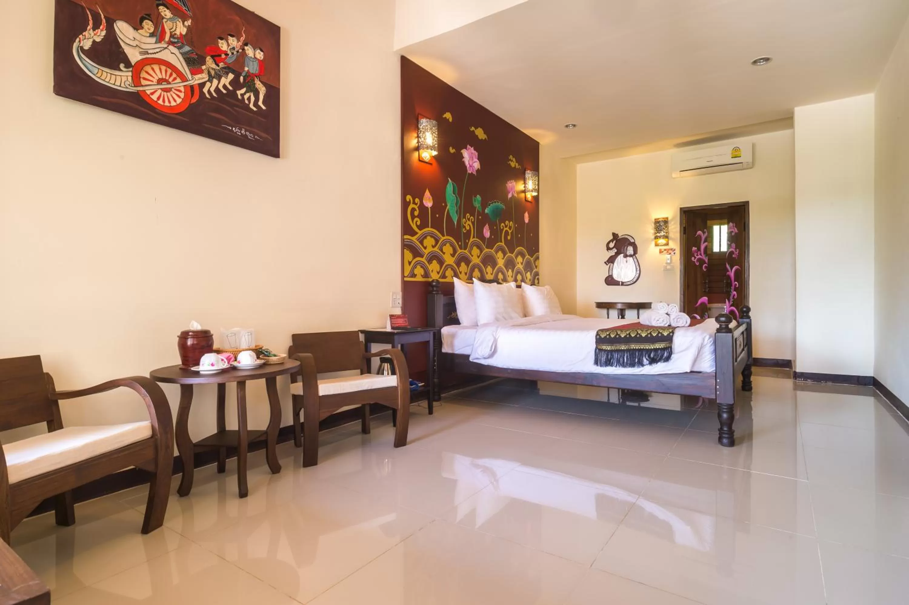 Bed in Sasidara Resort Nan