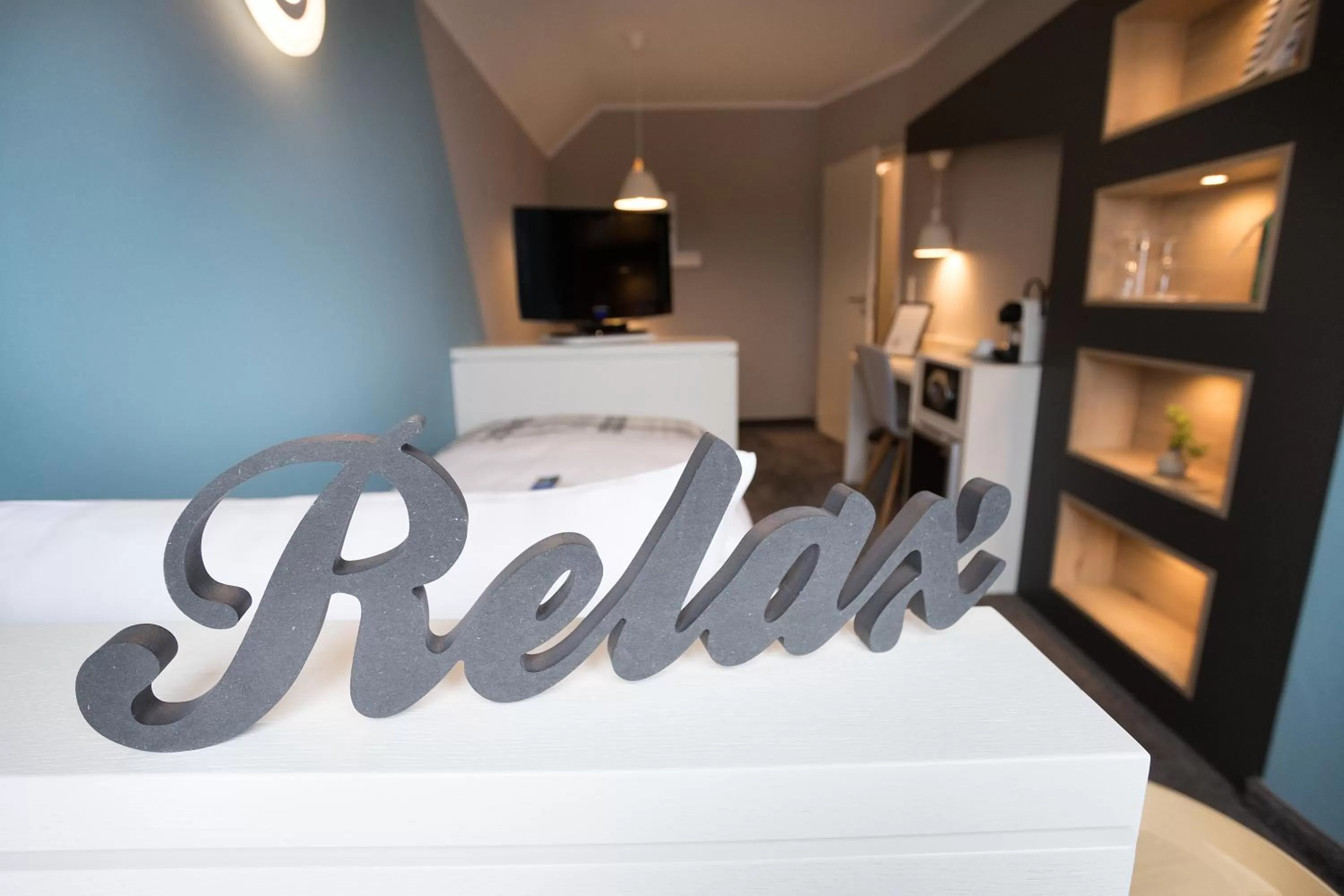 Decorative detail, Bed in Hotel Regina Maris