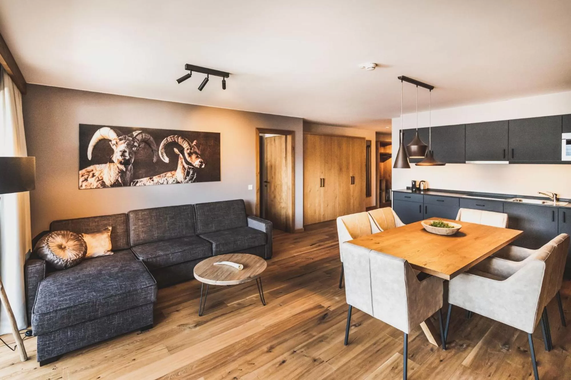 Living room, Dining Area in PURE Resort Ehrwald