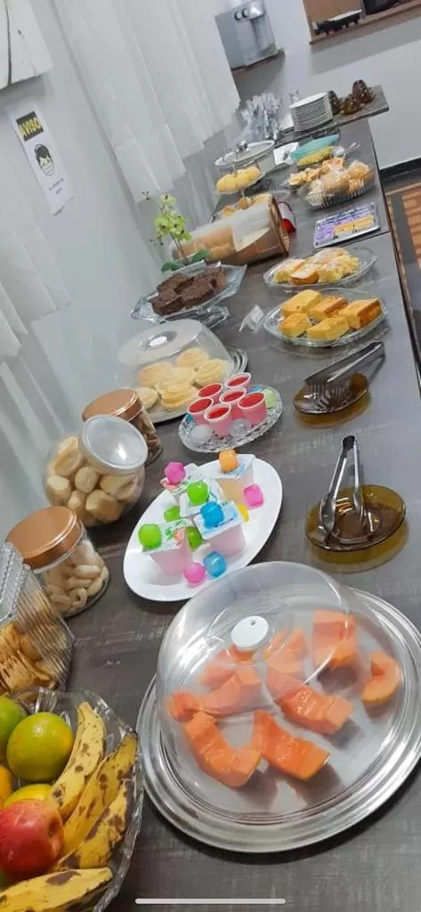 Buffet breakfast in Hotel Central de Anápolis