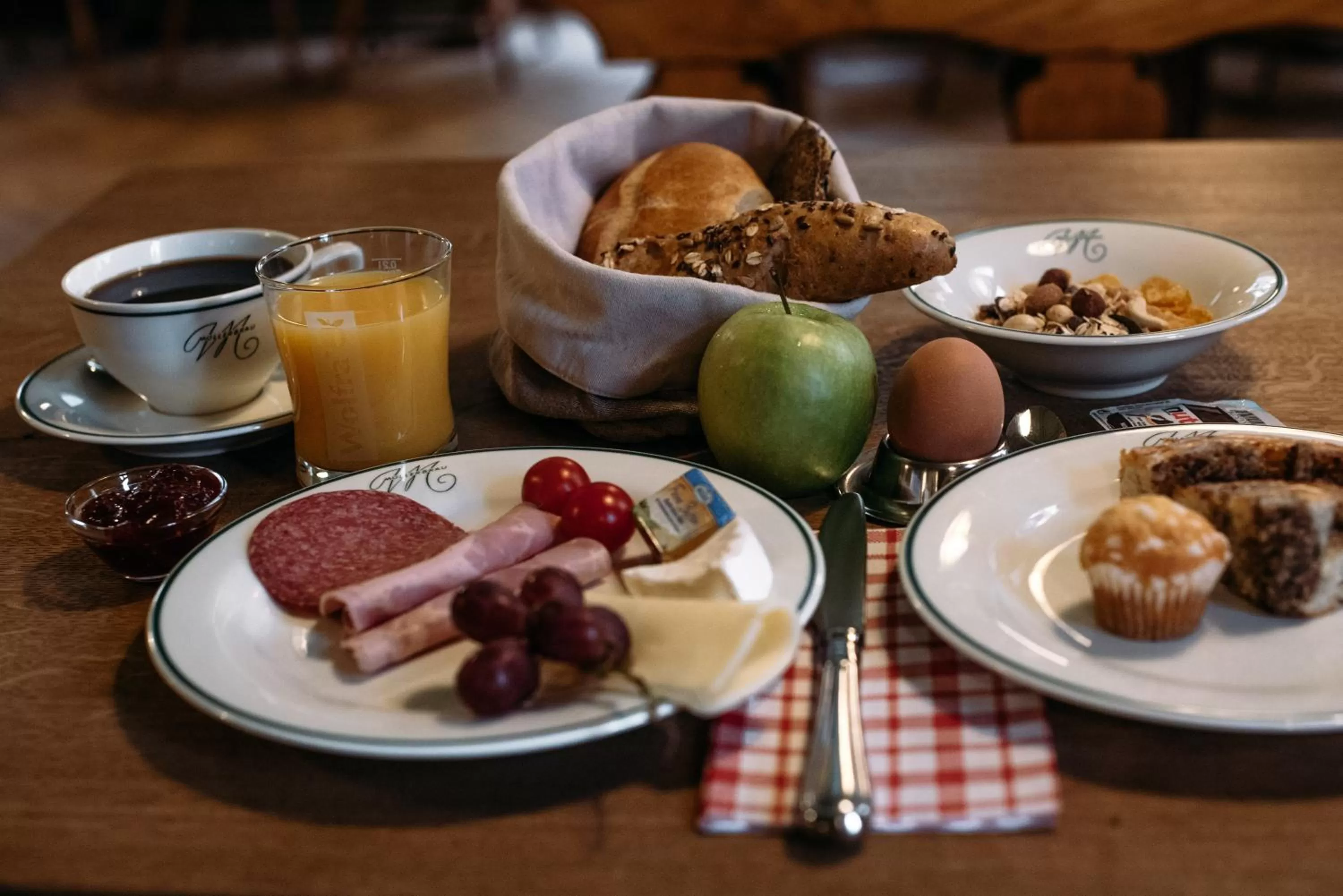 Food and drinks in Hotel Müllerbräu