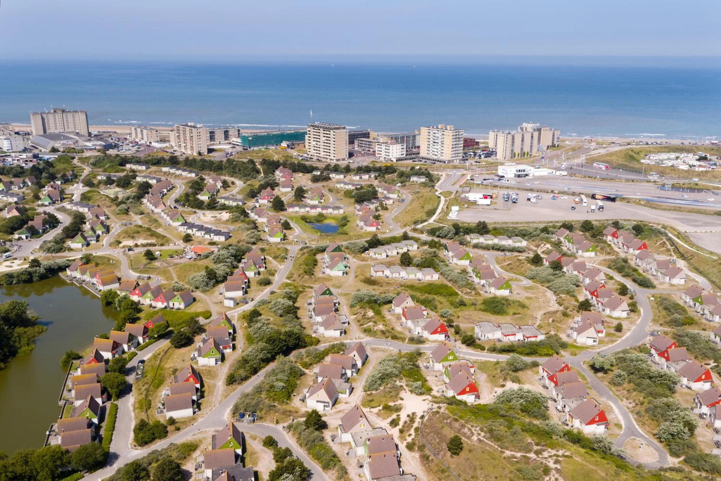 Bird's eye view in Beachhotel Zandvoort by Center Parcs