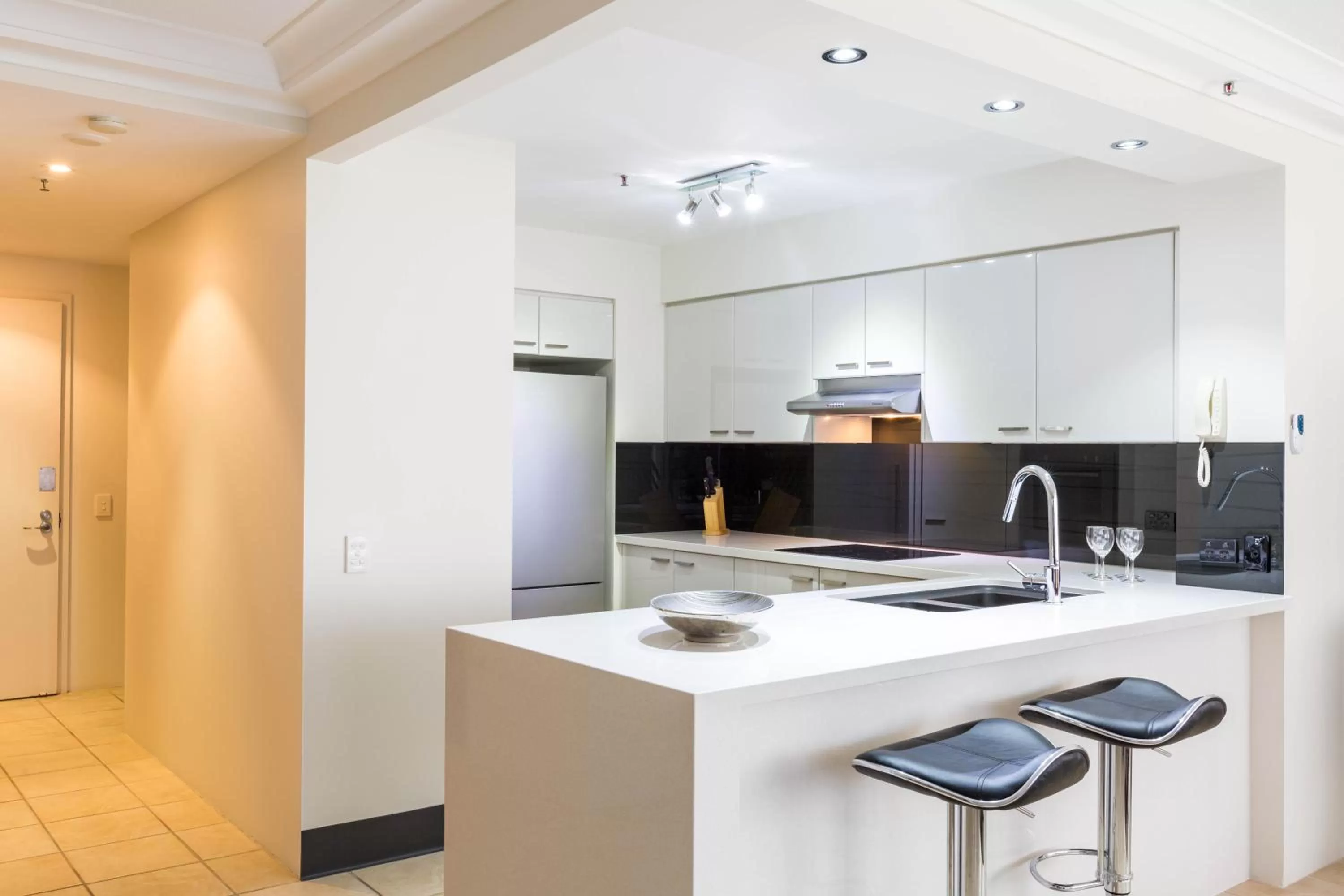 Kitchen or kitchenette in Belle Maison Apartments - Official