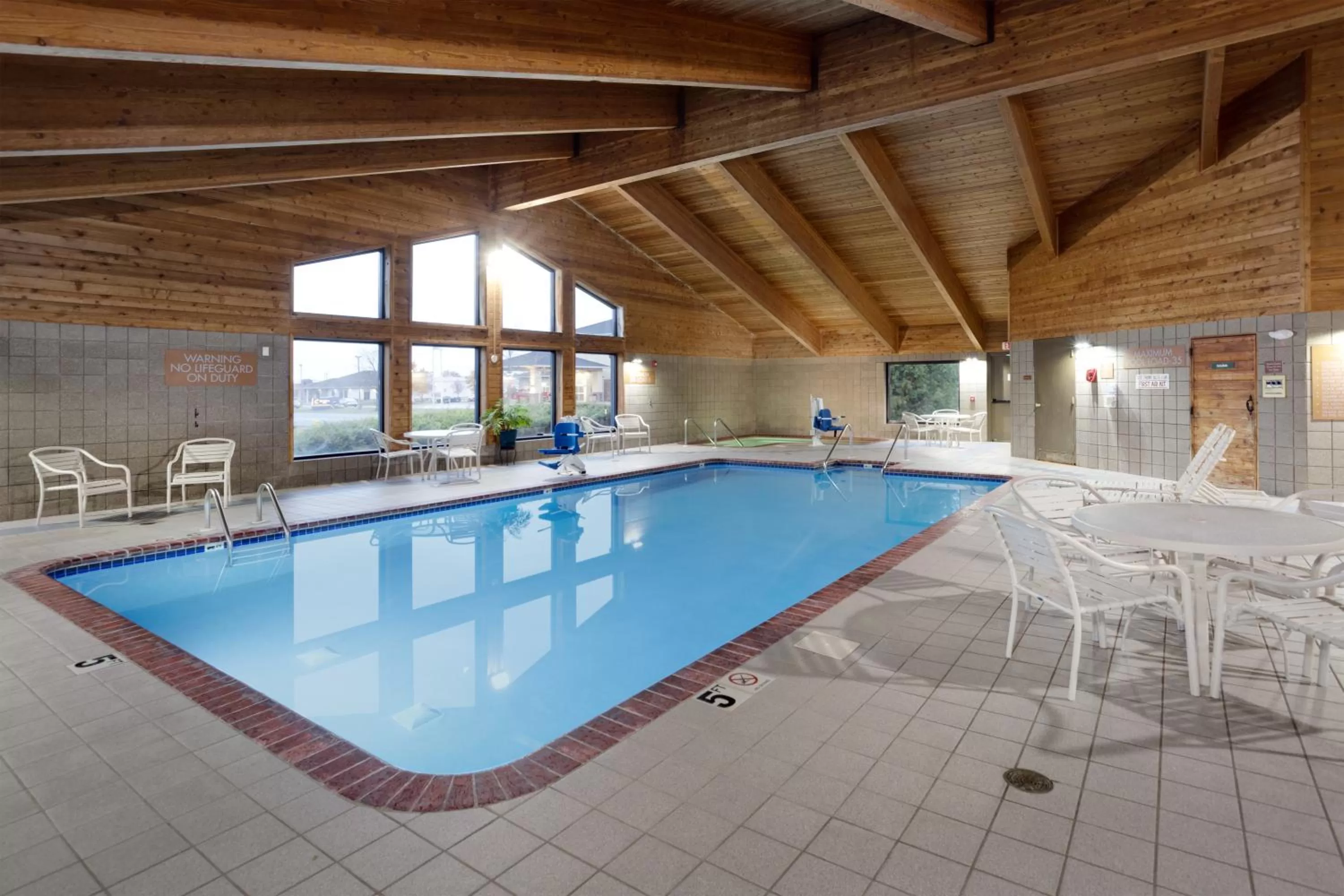 Swimming pool in AmericInn by Wyndham Plover Stevens Point
