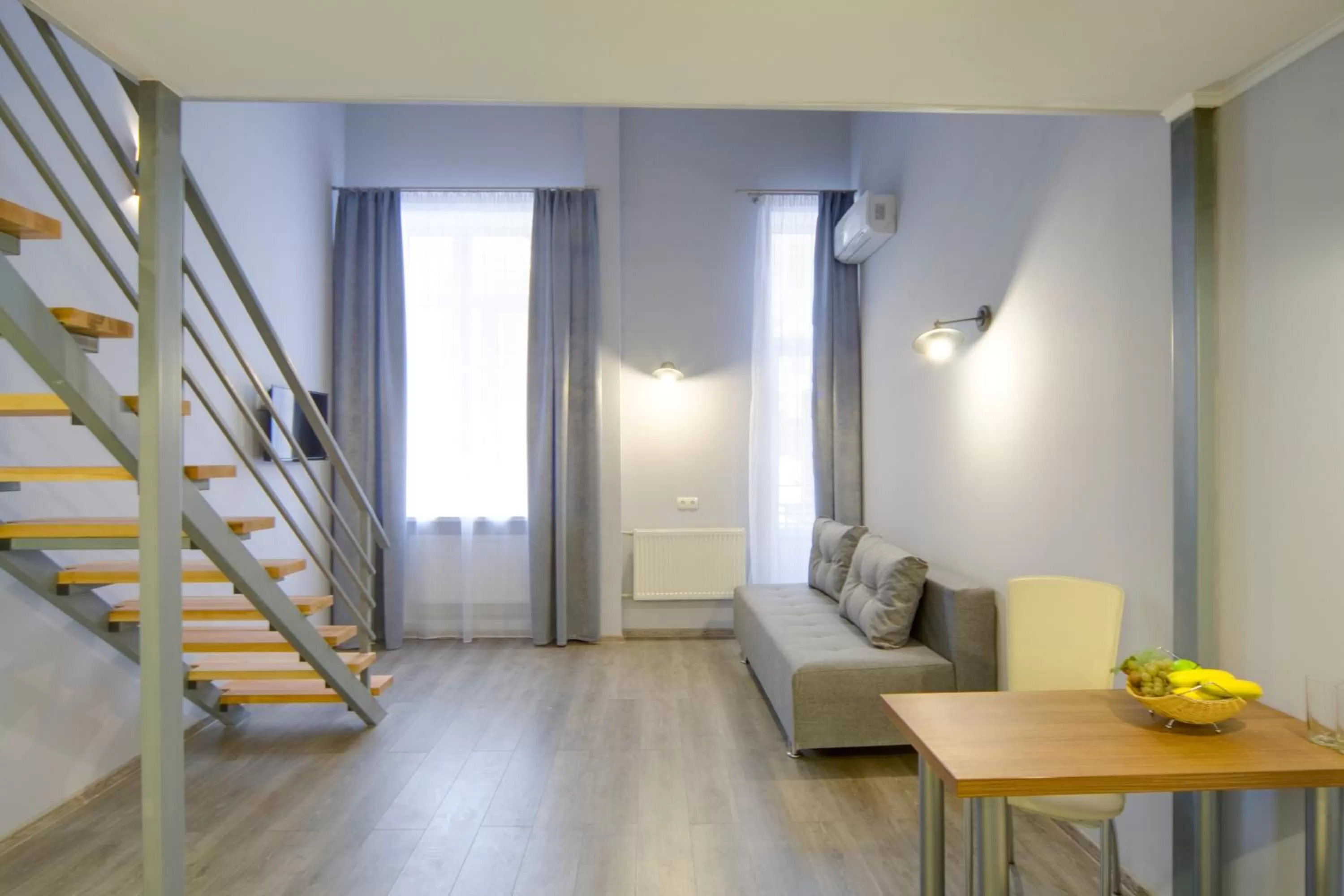 Seating area in Grand Apartments