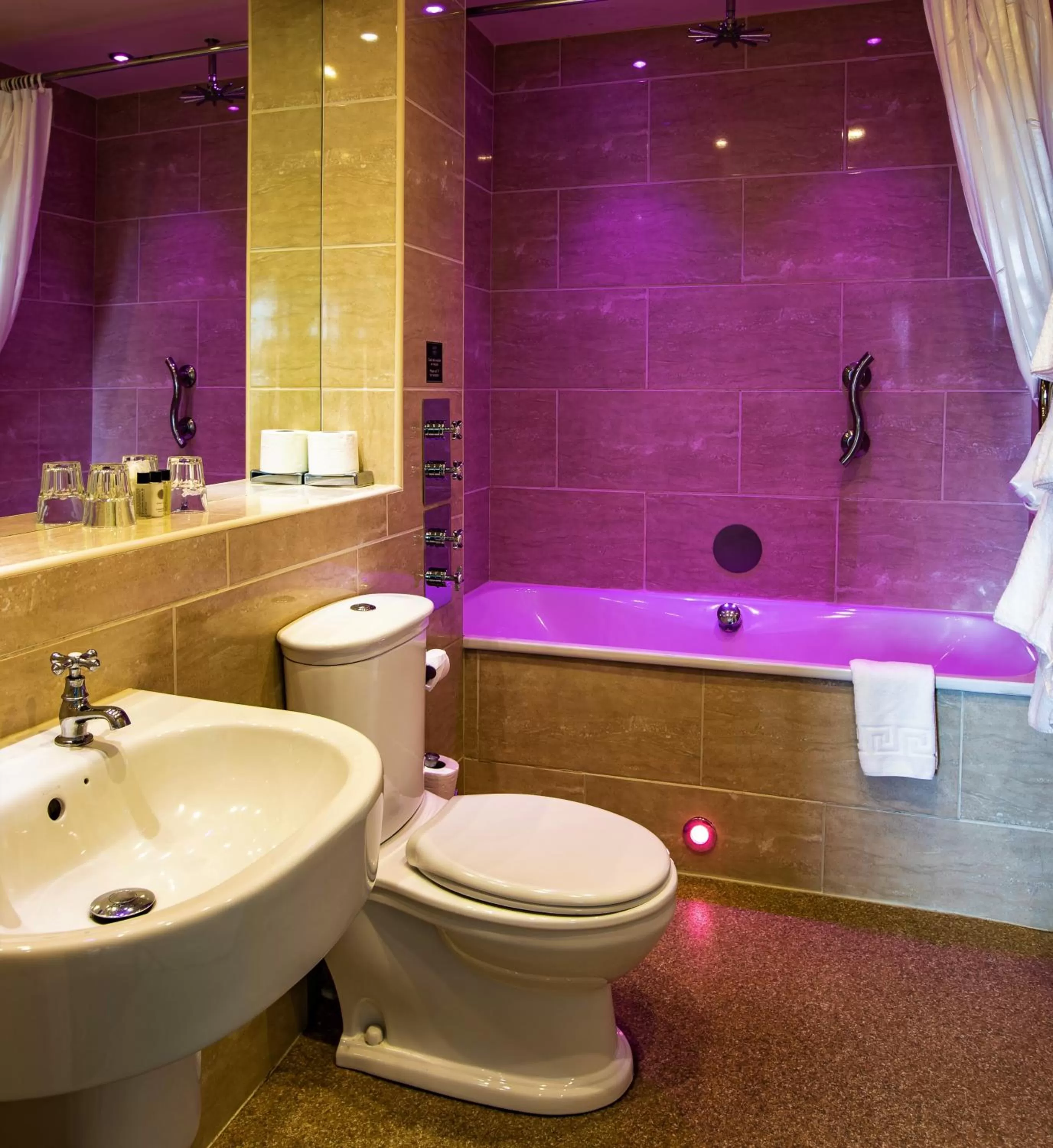Toilet in Crown Spa Hotel Scarborough by Compass Hospitality