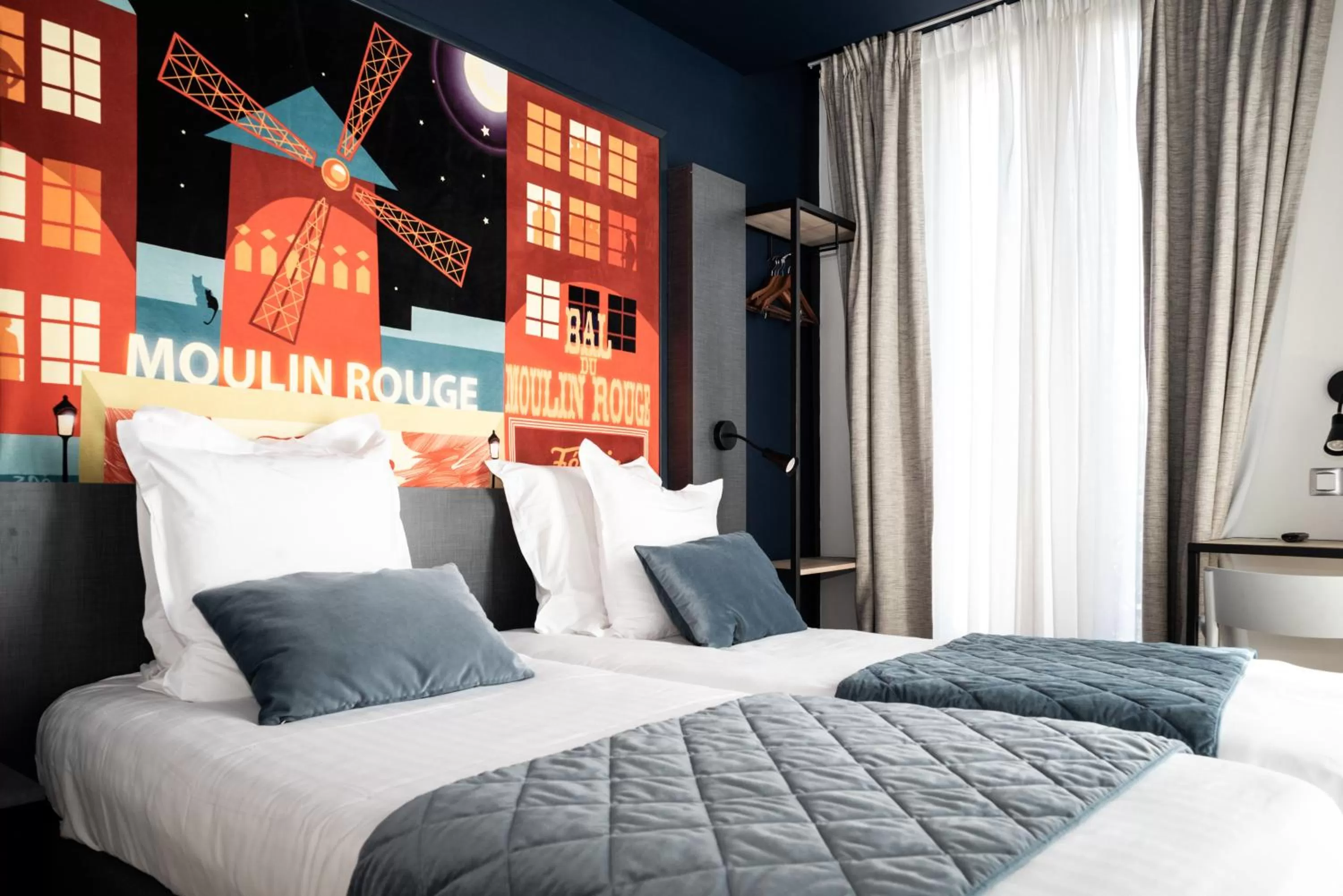 Bed in Hôtel Des Arts-Bastille