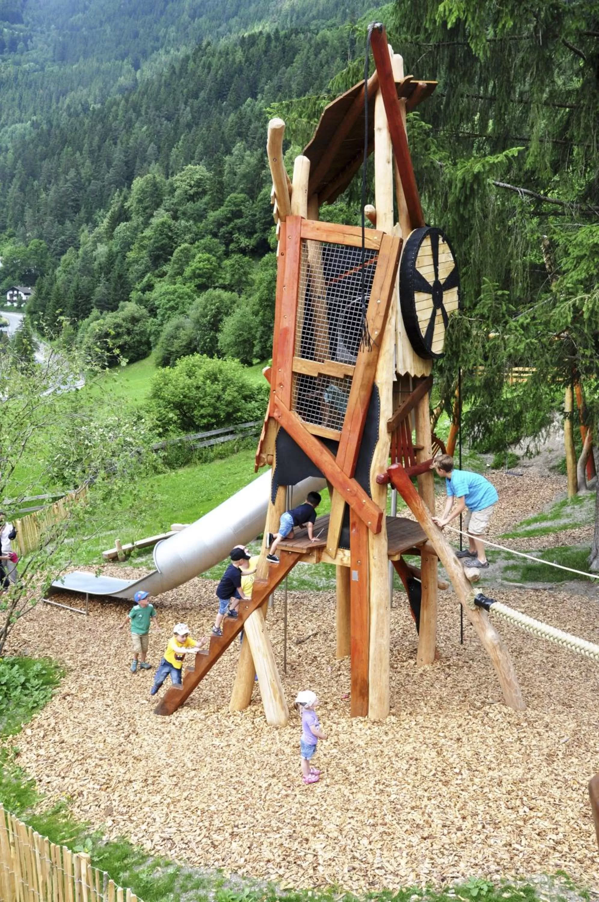 Children play ground in Gasthof zum Stern