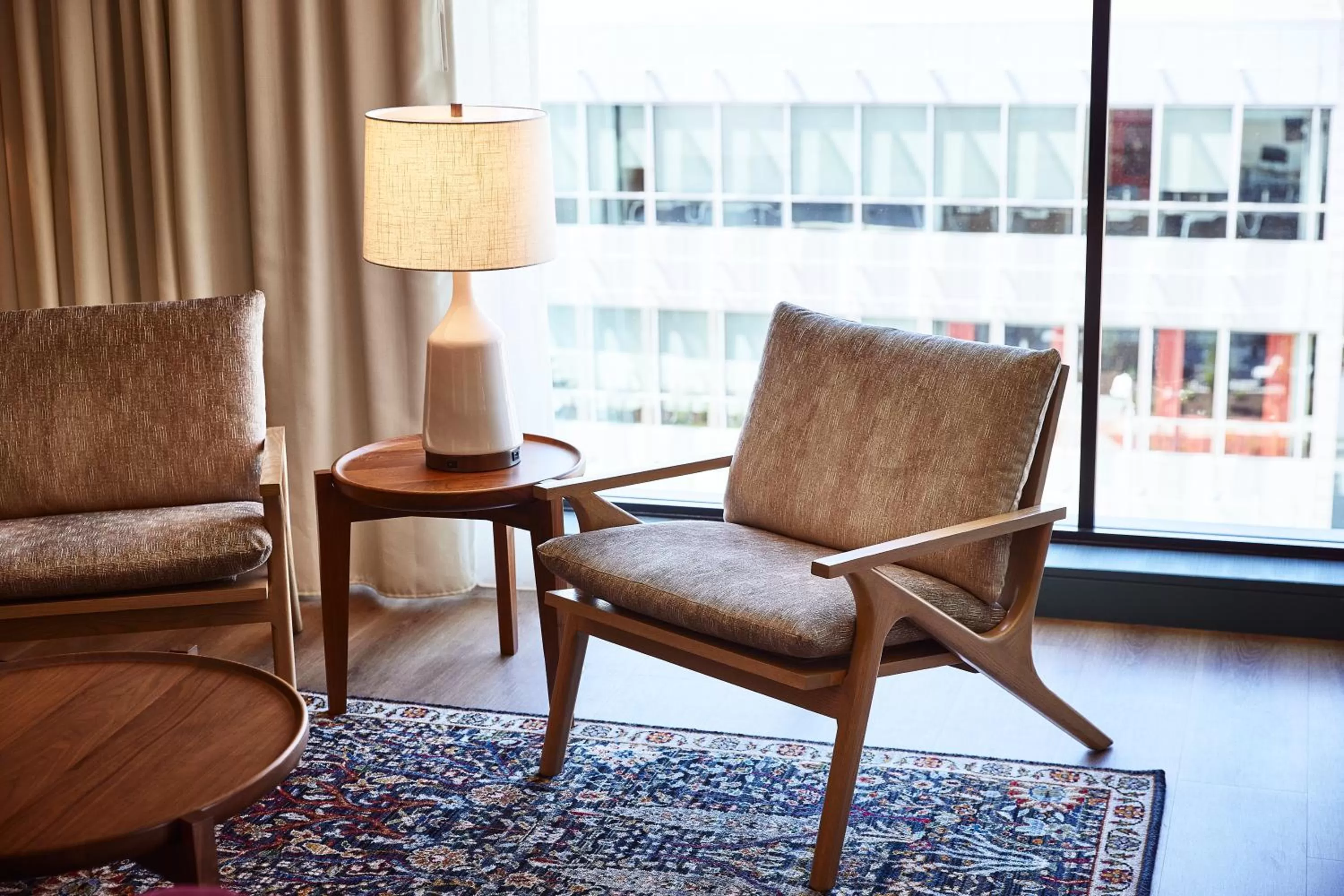 Seating area in The Scarlet, Lincoln, a Tribute Portfolio Hotel