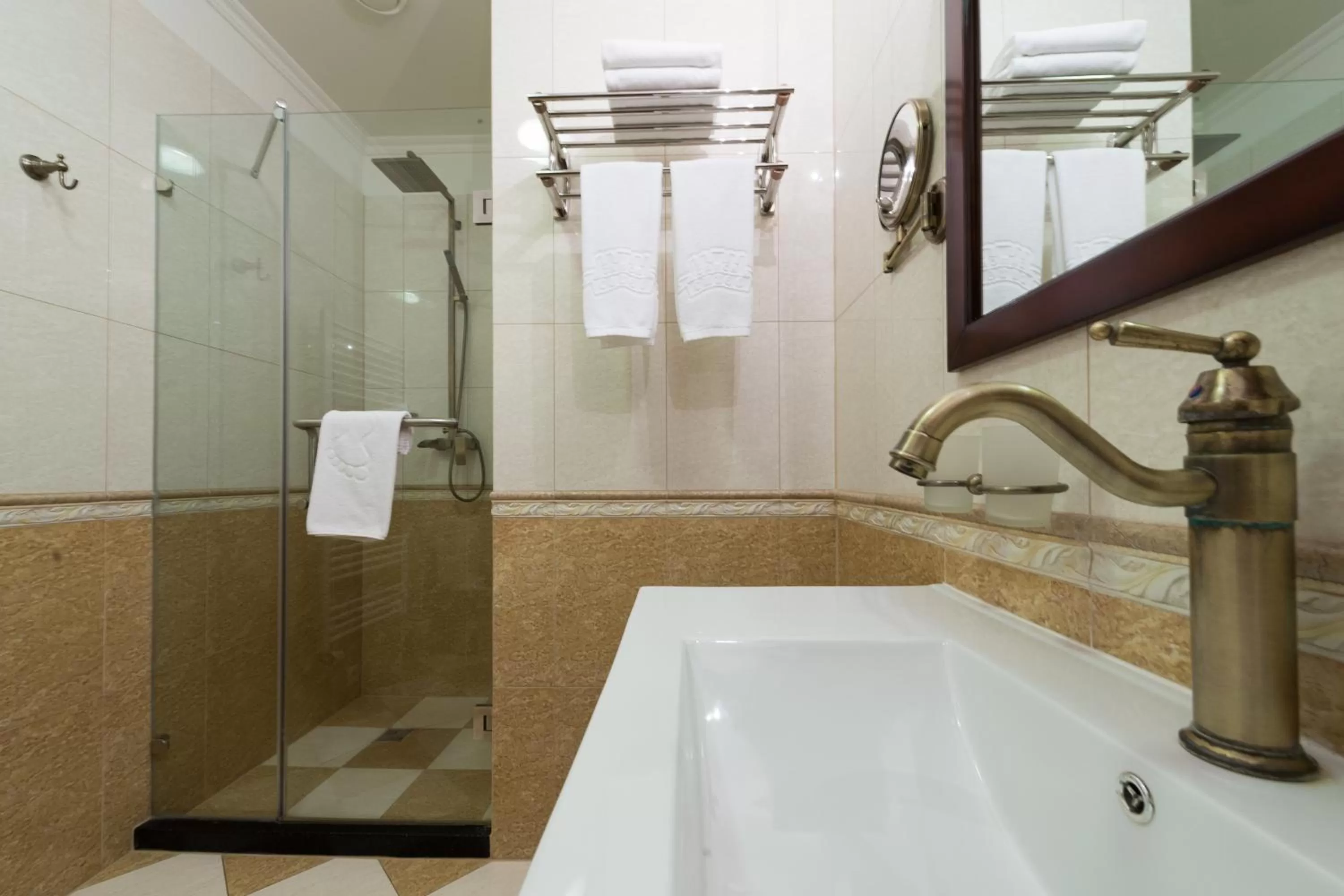 Shower in Zámek Lužec Spa & Wellness Resort