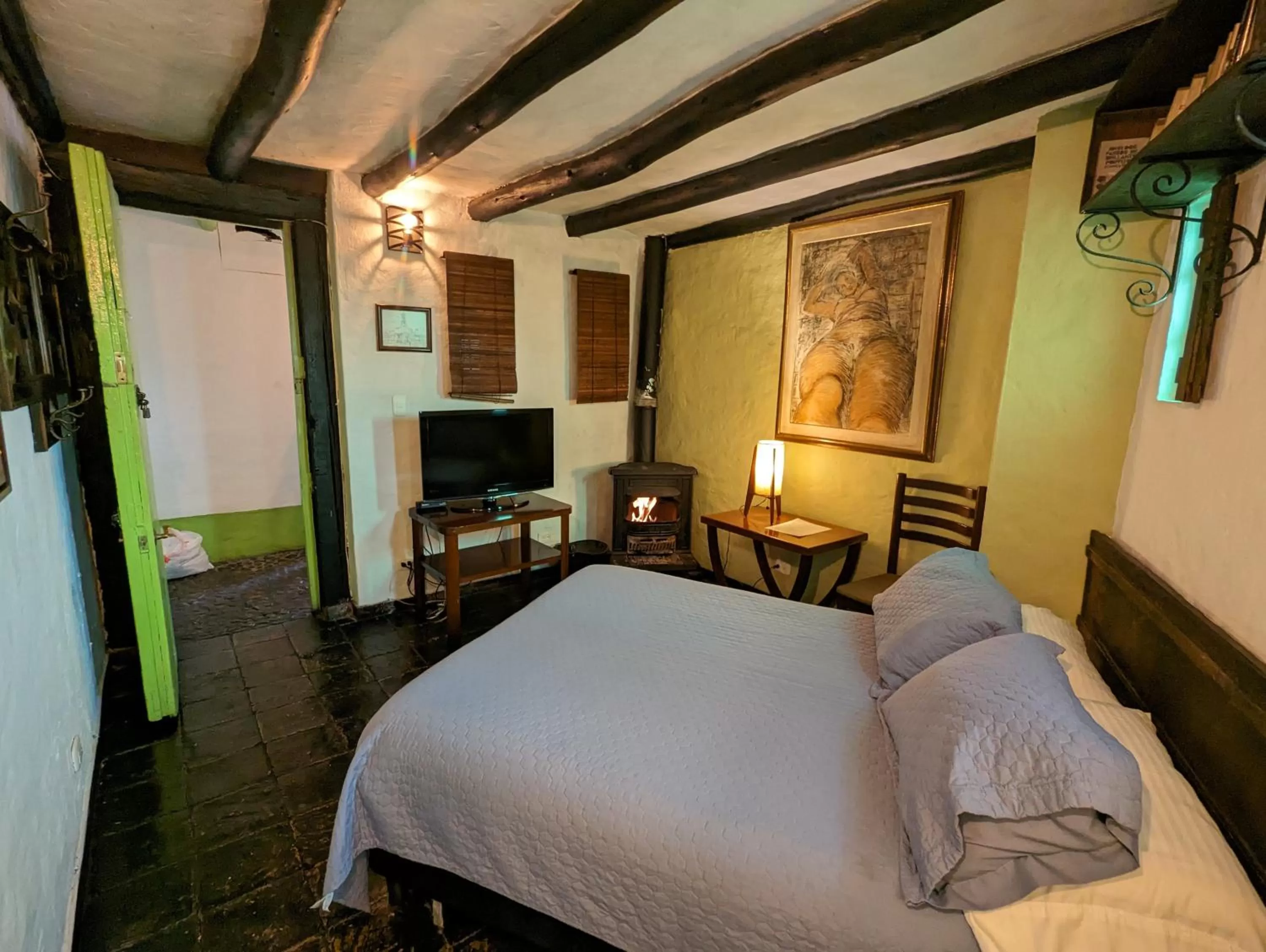 Bedroom, Bed in Posada Cafe La Huerta