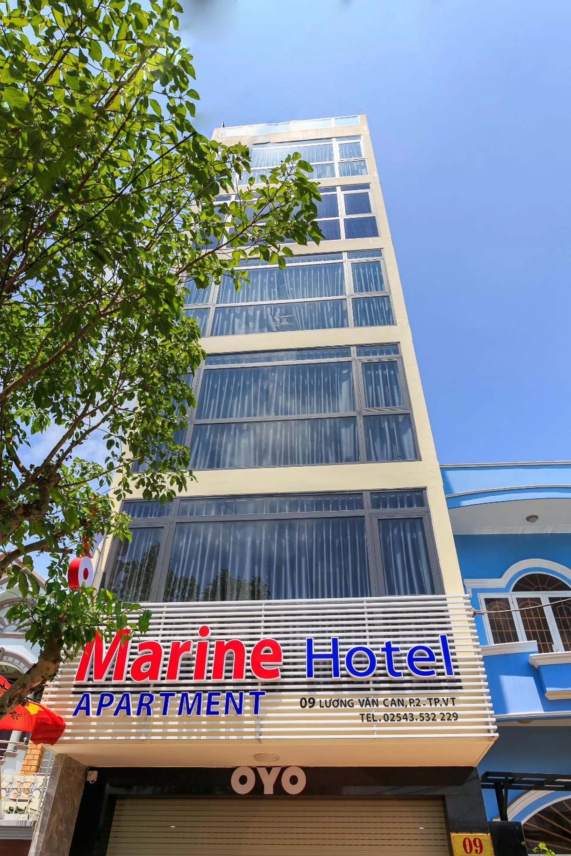 Facade/entrance in Marine Hotel & Apartment